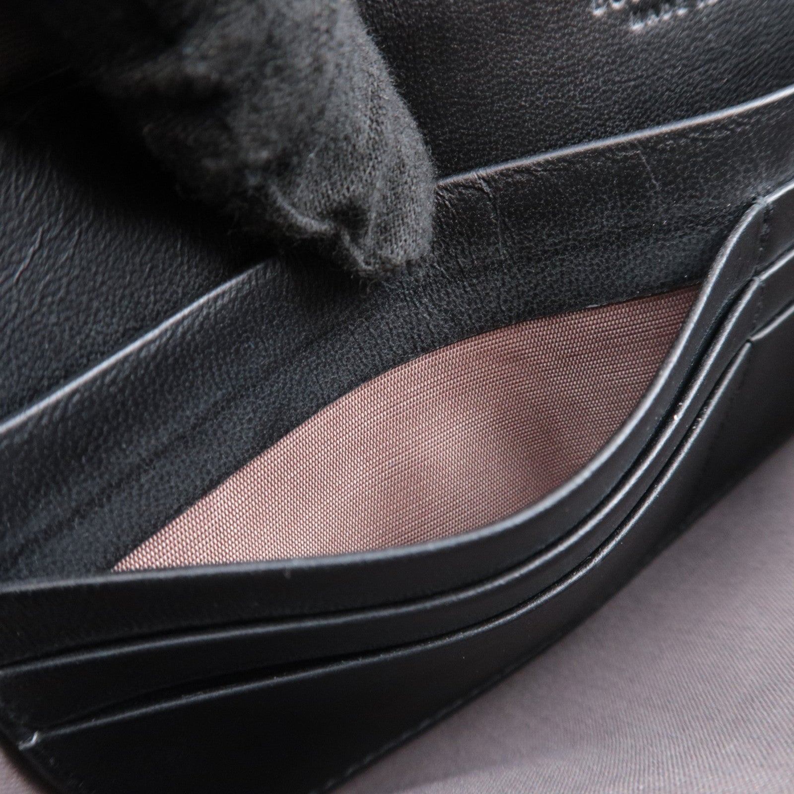 BOTTEGA VENETA Intrecciato Leather Clutch Bag Black