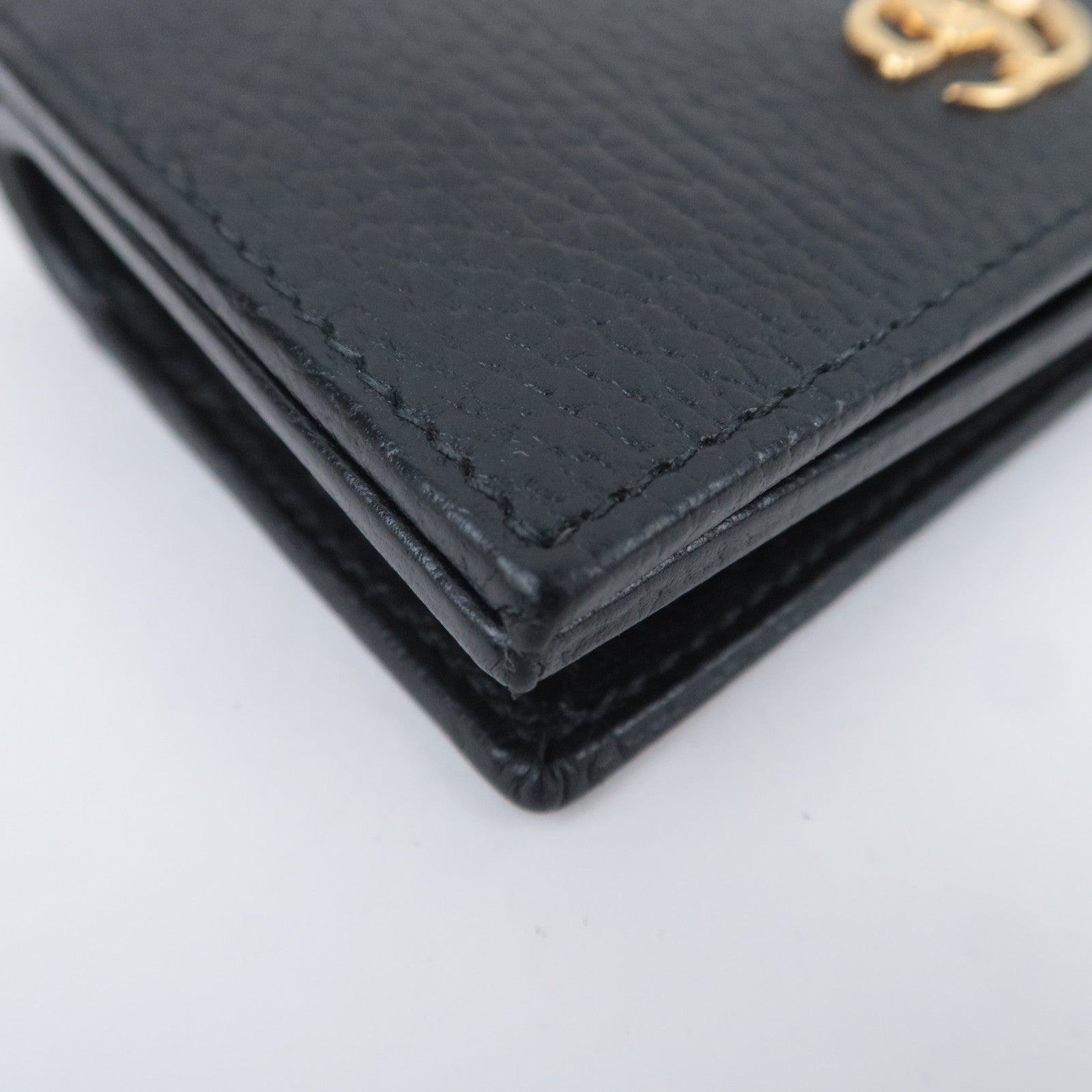 GUCCI GG Marmont Leather Wallet Japan Limited Black 772738