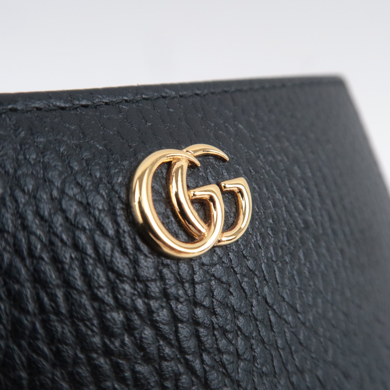 GUCCI GG Marmont Leather Wallet Japan Limited Black 772738