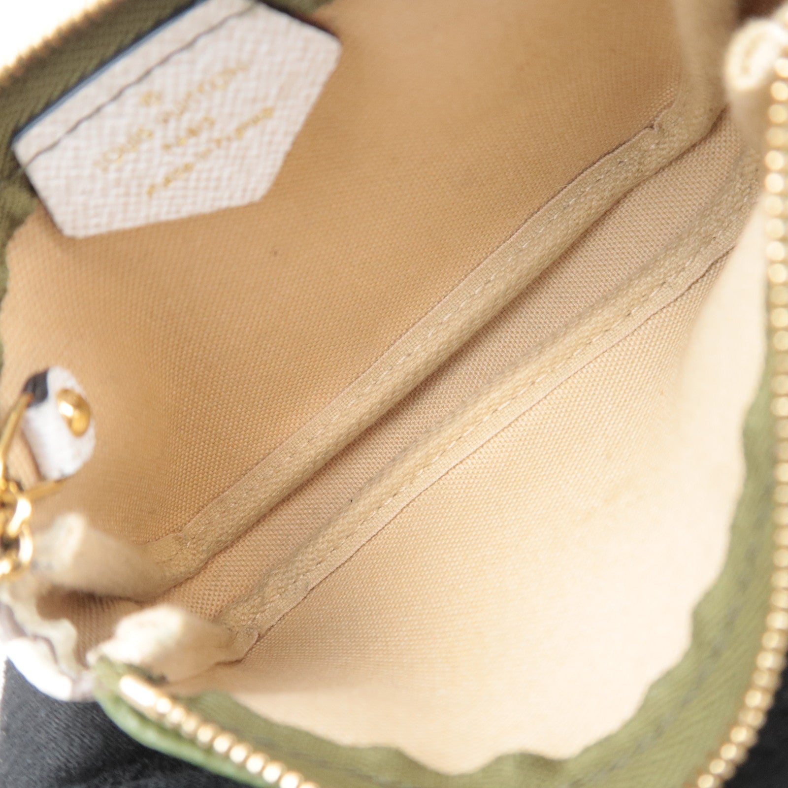 Louis Vuitton Monogram Giant Mini Pochette Accessoires Mini Bag Khaki M67579