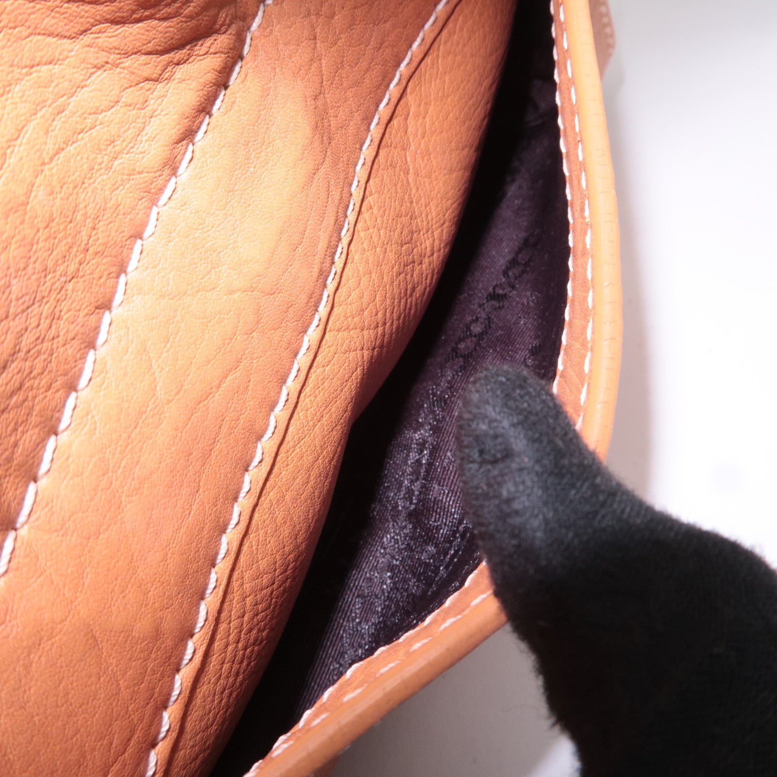 CELINE Boogie Bag Leather Handbag Brown