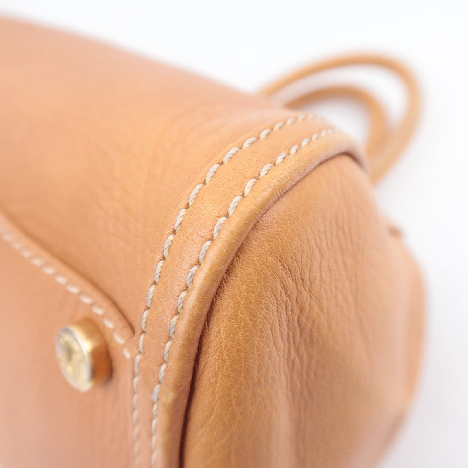 CELINE Boogie Bag Leather Handbag Brown