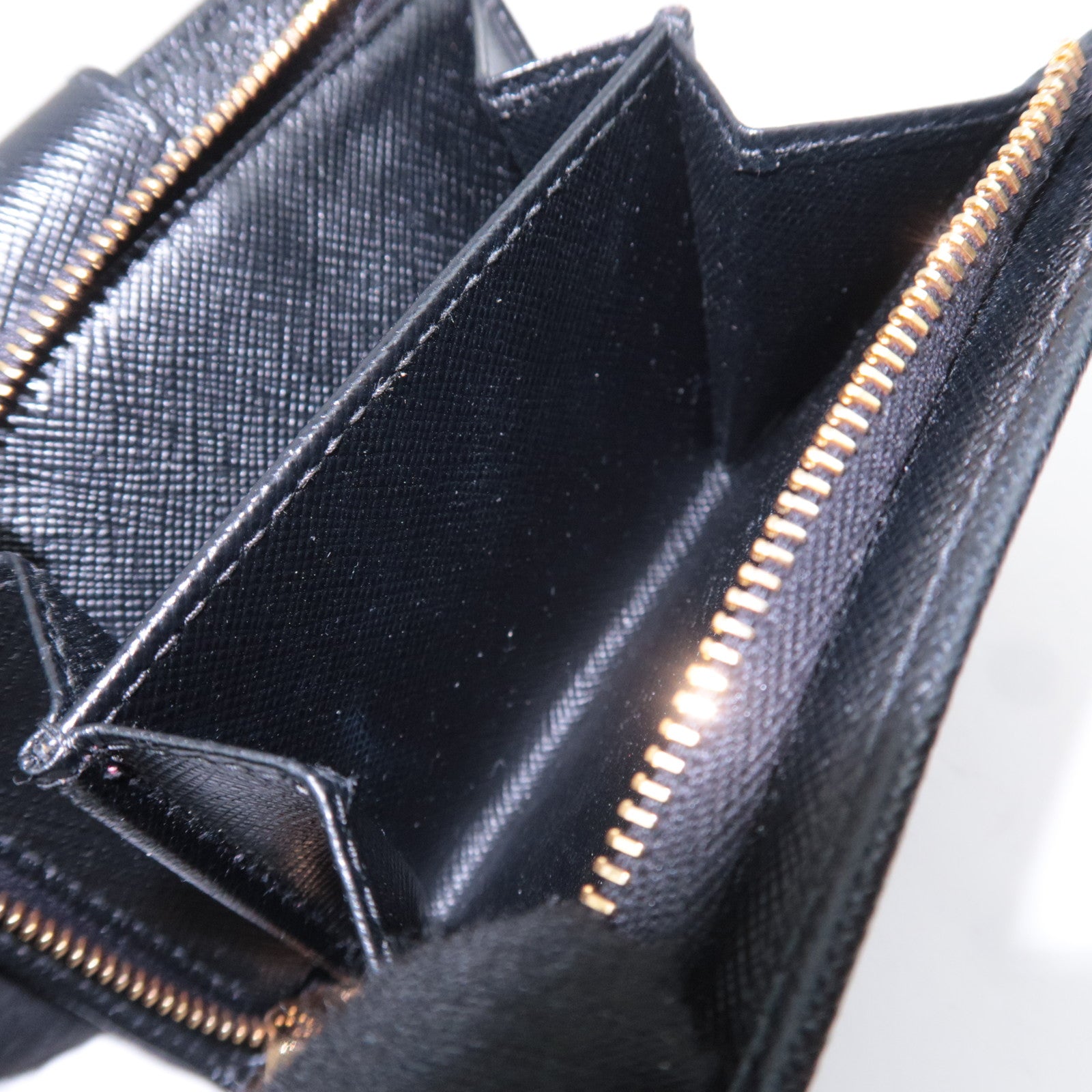 PRADA Leather Wallet Black