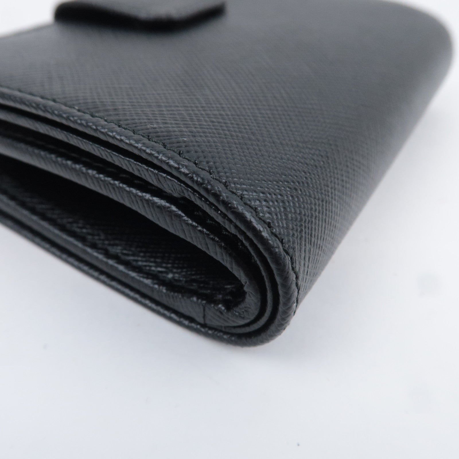 PRADA Leather Wallet Black