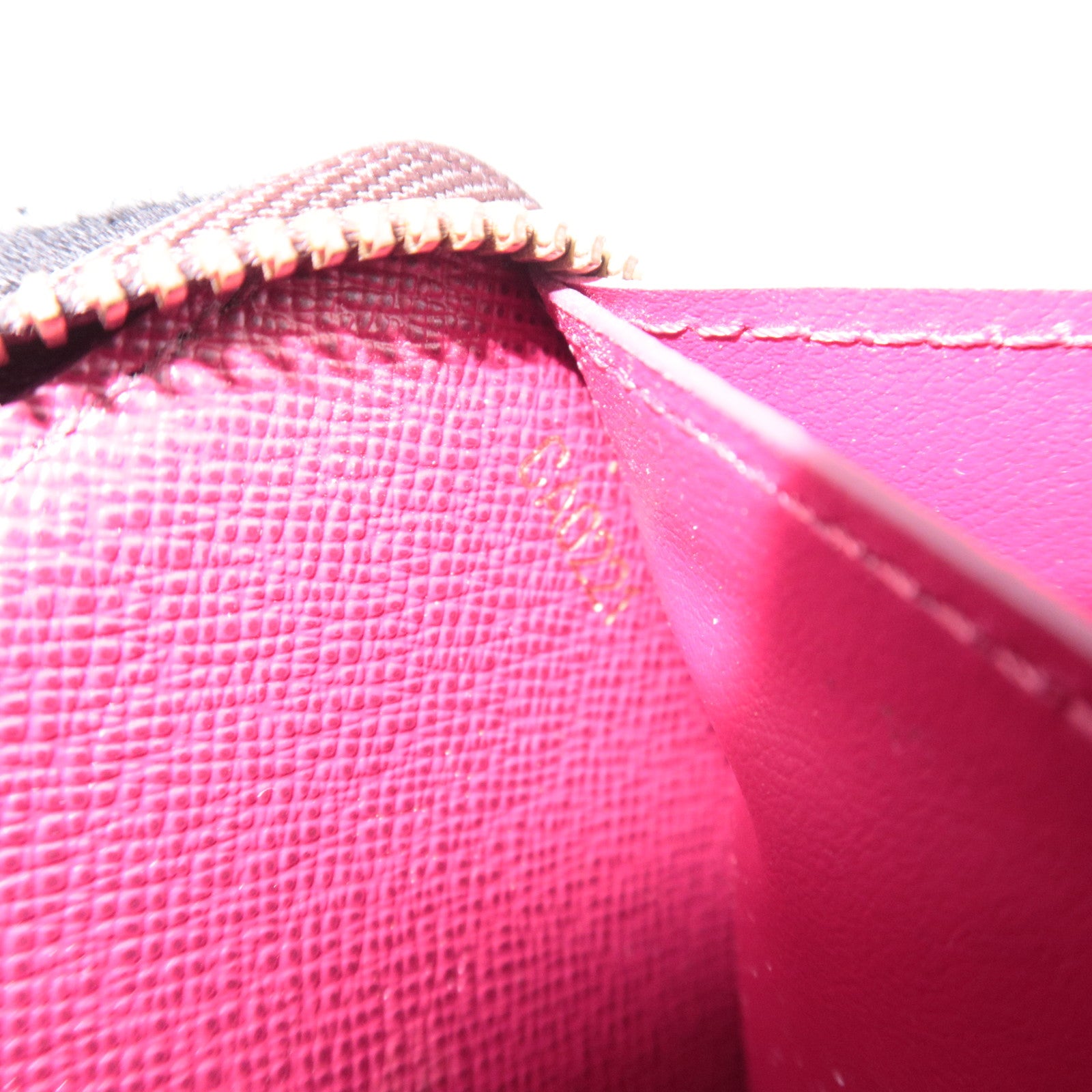 Louis Vuitton Monogram Portefeuille Clemence Long Wallet Fuchsia M60742