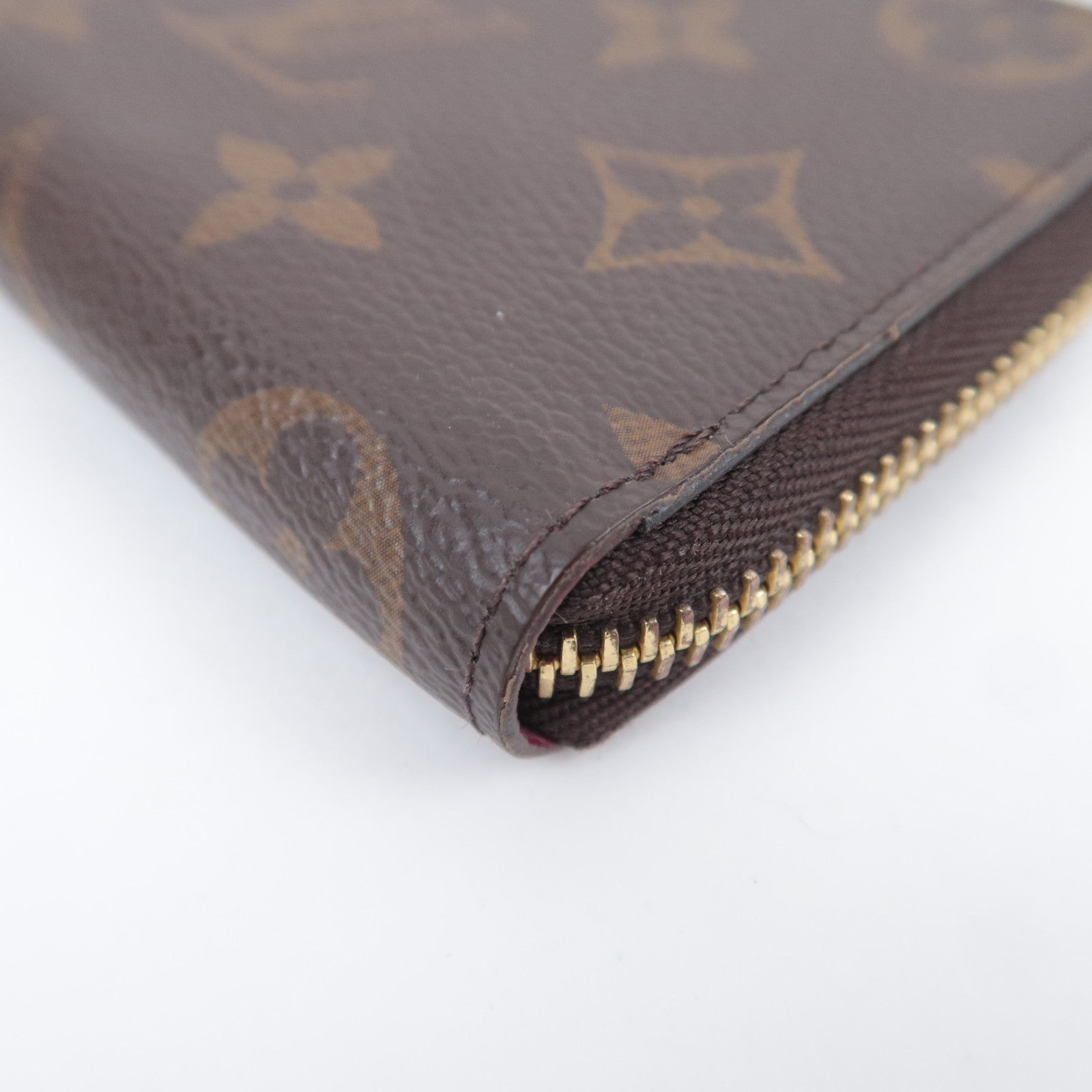 Louis Vuitton Monogram Portefeuille Clemence Long Wallet Fuchsia M60742
