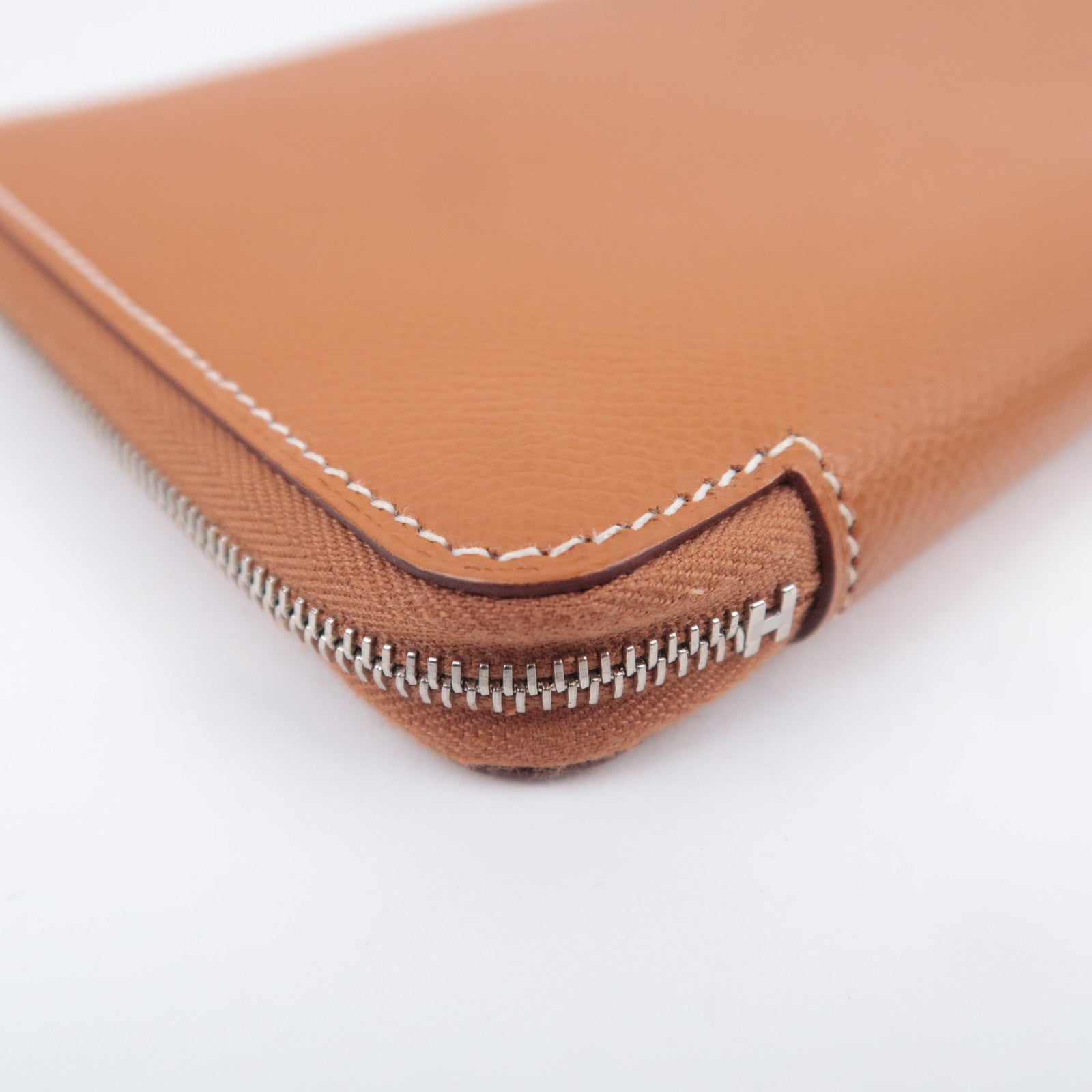 HERMES Agenda Zip Silk In Planner Cover T Stamp (2015) Veau Epsom Brown