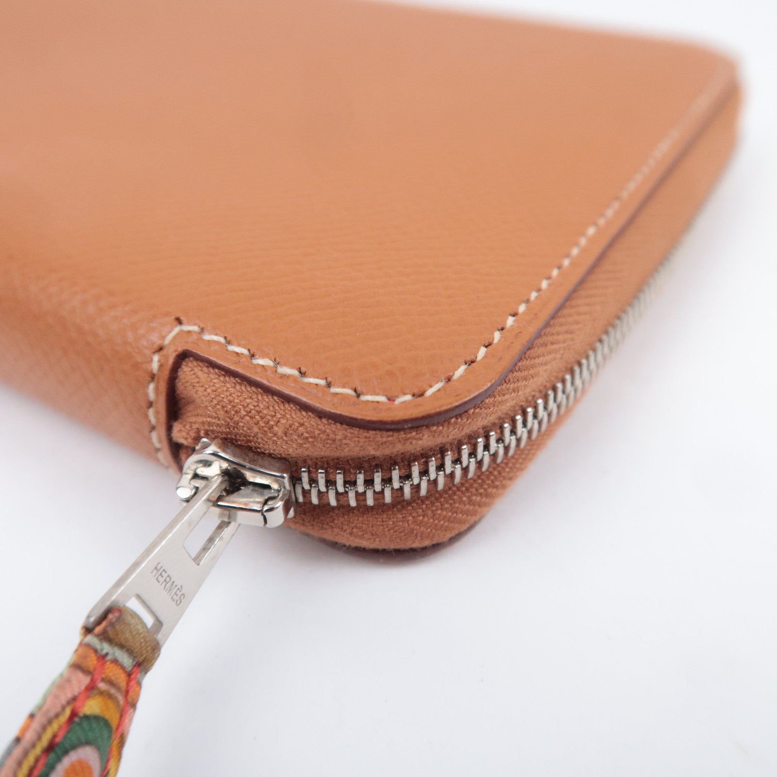 HERMES Agenda Zip Silk In Planner Cover T Stamp (2015) Veau Epsom Brown