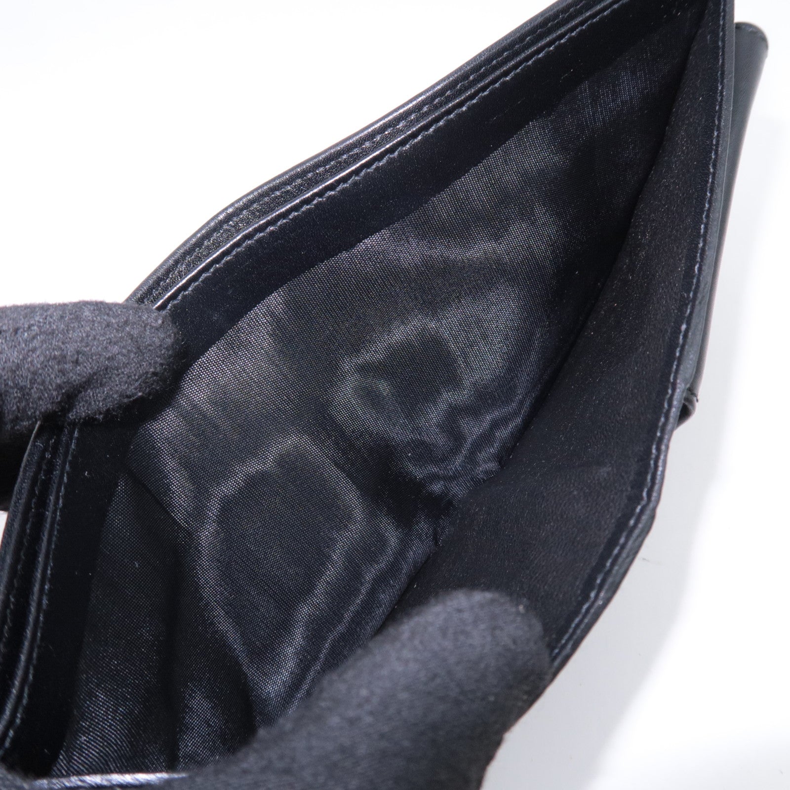 GUCCI GG Canvas Wallet Black 04862