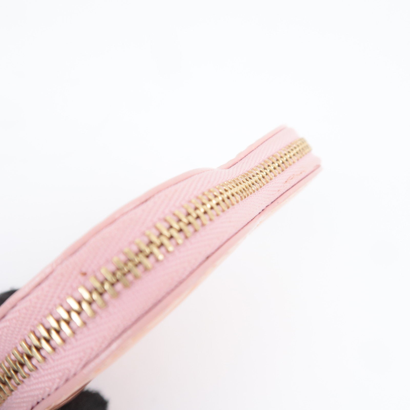 Louis Vuitton Monogram Vernis Porte Monnaie Coeur Coin Case Rose Pearl M91431