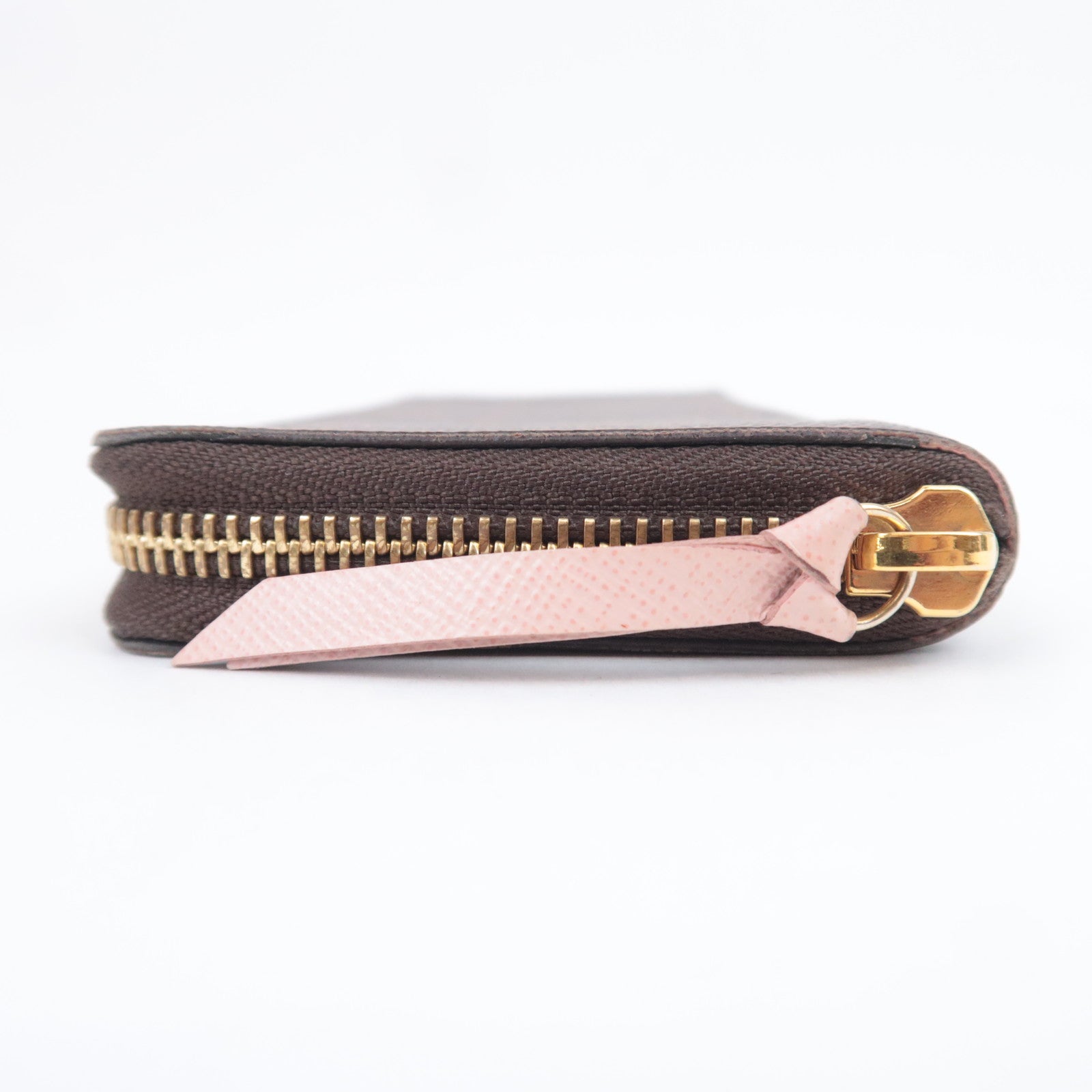 Louis Vuitton Monogram Portefeuille Clemence Long Wallet Rose Ballerine M61298