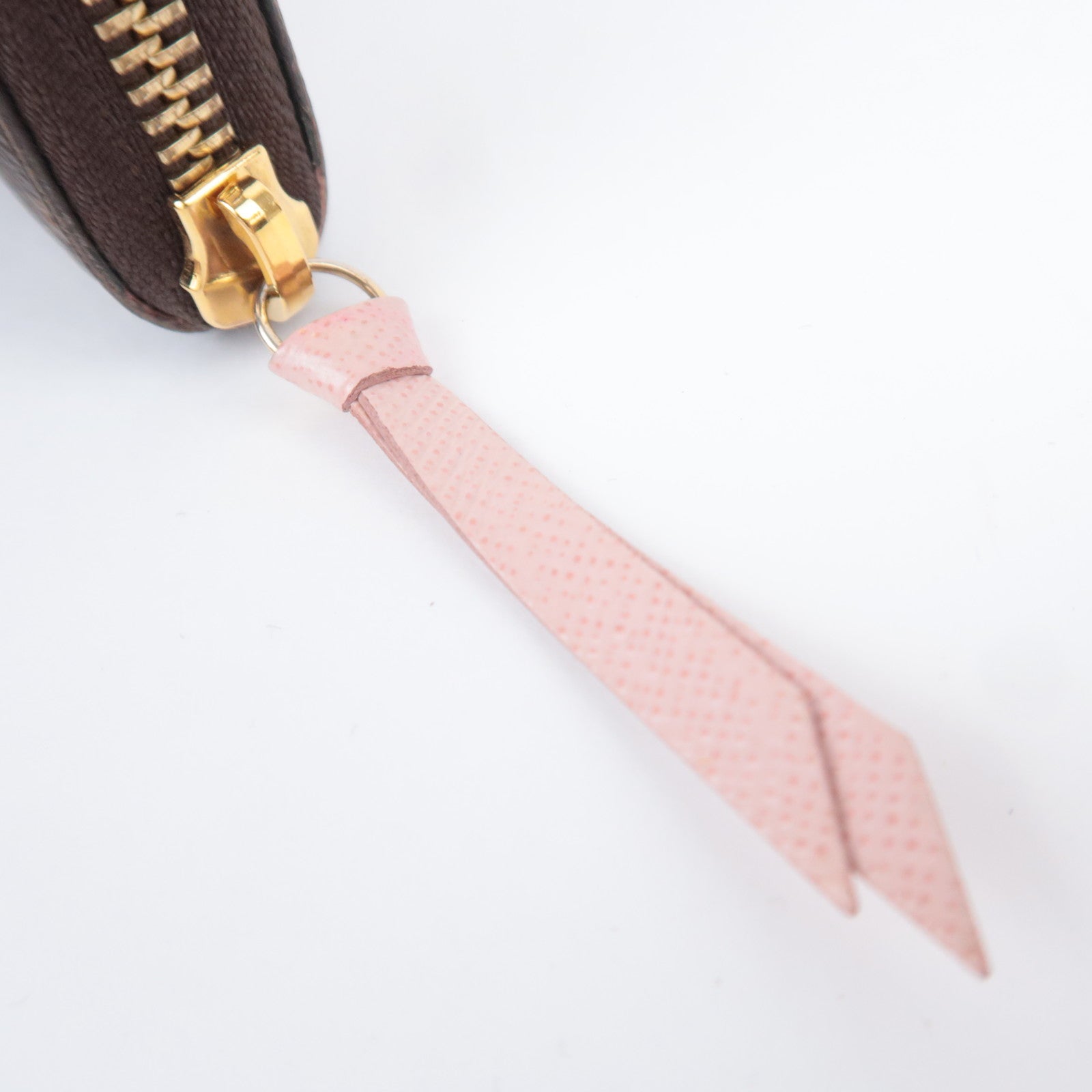 Louis Vuitton Monogram Portefeuille Clemence Long Wallet Rose Ballerine M61298