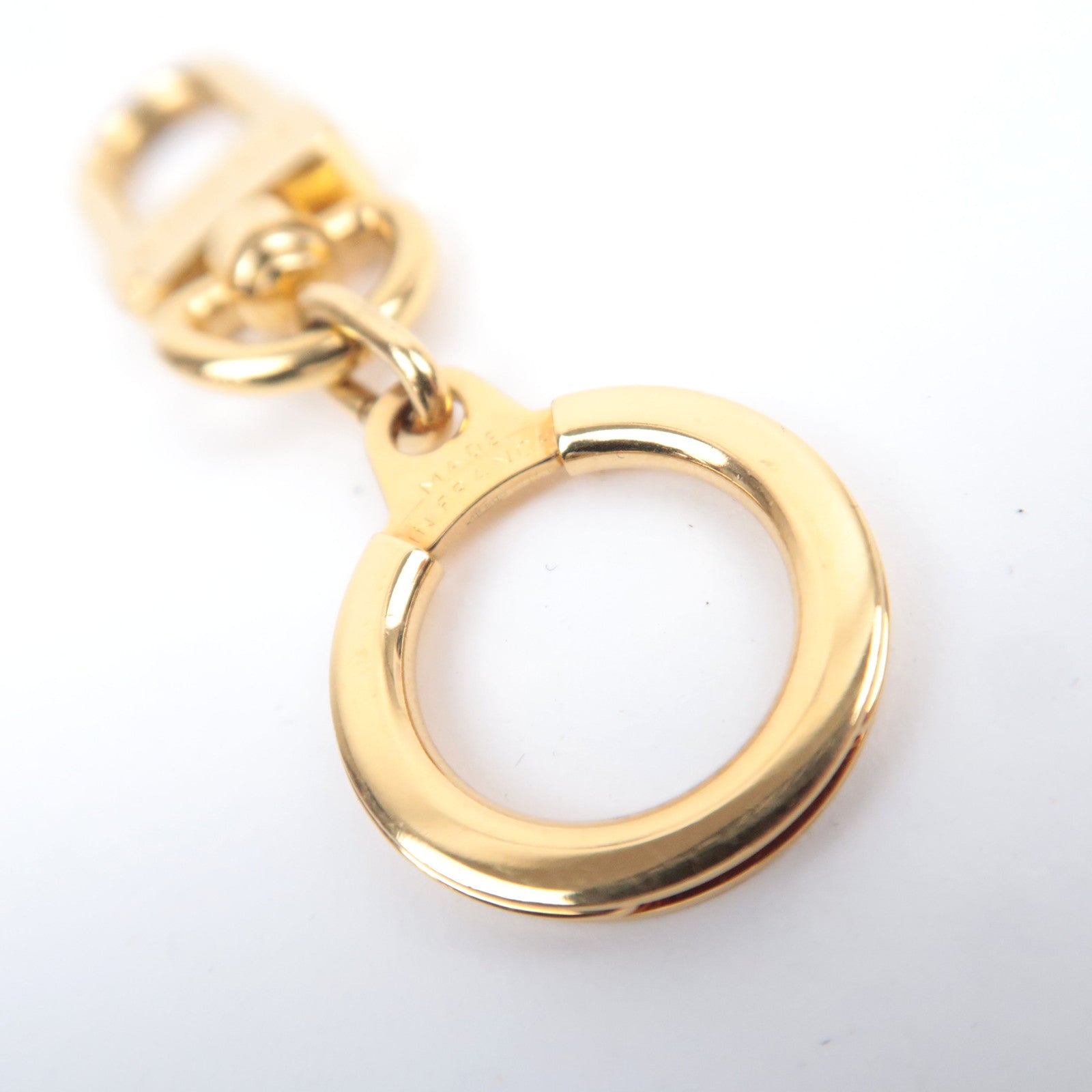 Louis Vuitton Ano Cles Key Ring Gold Color M62694