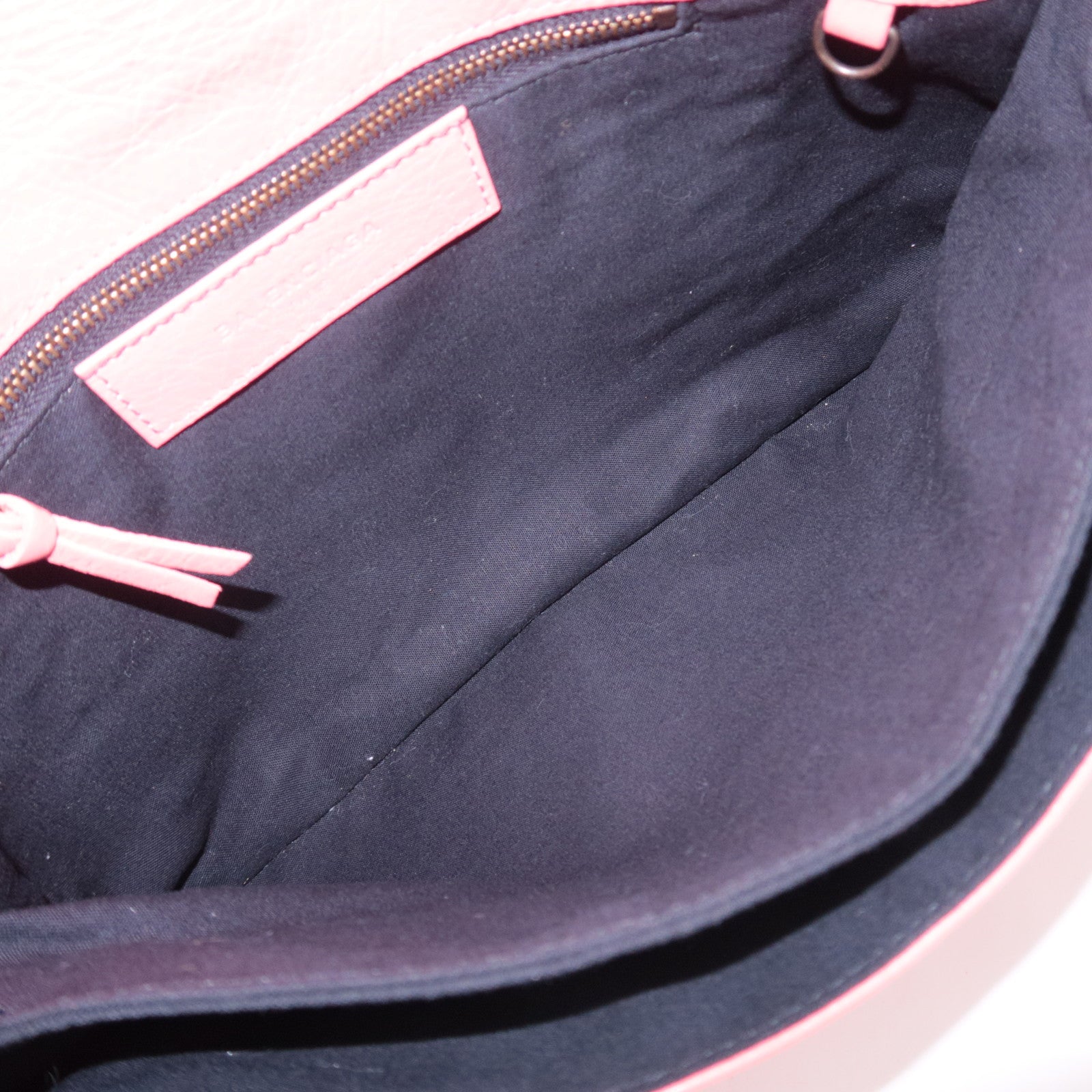 BALENCIAGA Classic Envelope 2Way Leather Shoulder Clutch Bag Pink 319376