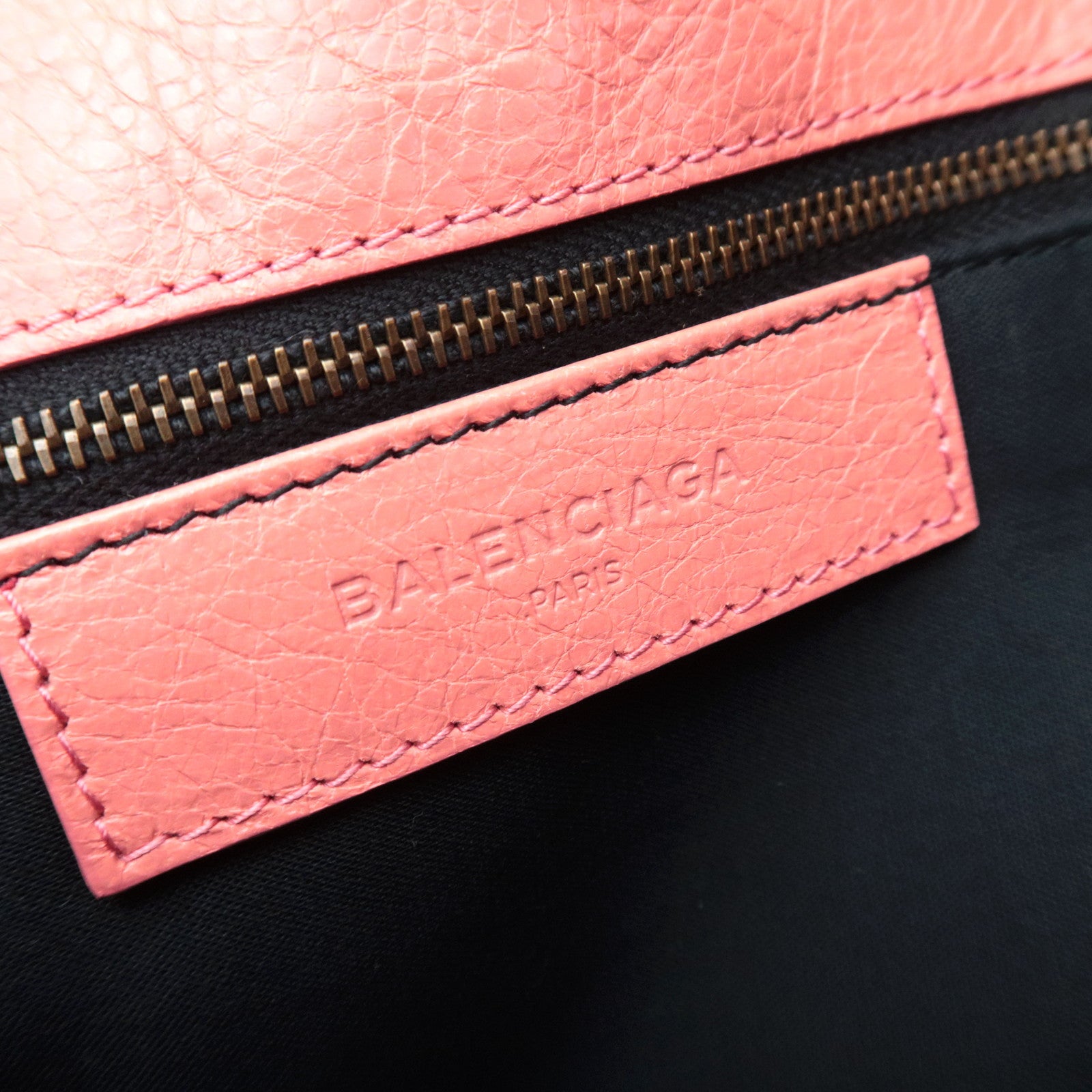 BALENCIAGA Classic Envelope 2Way Leather Shoulder Clutch Bag Pink 319376