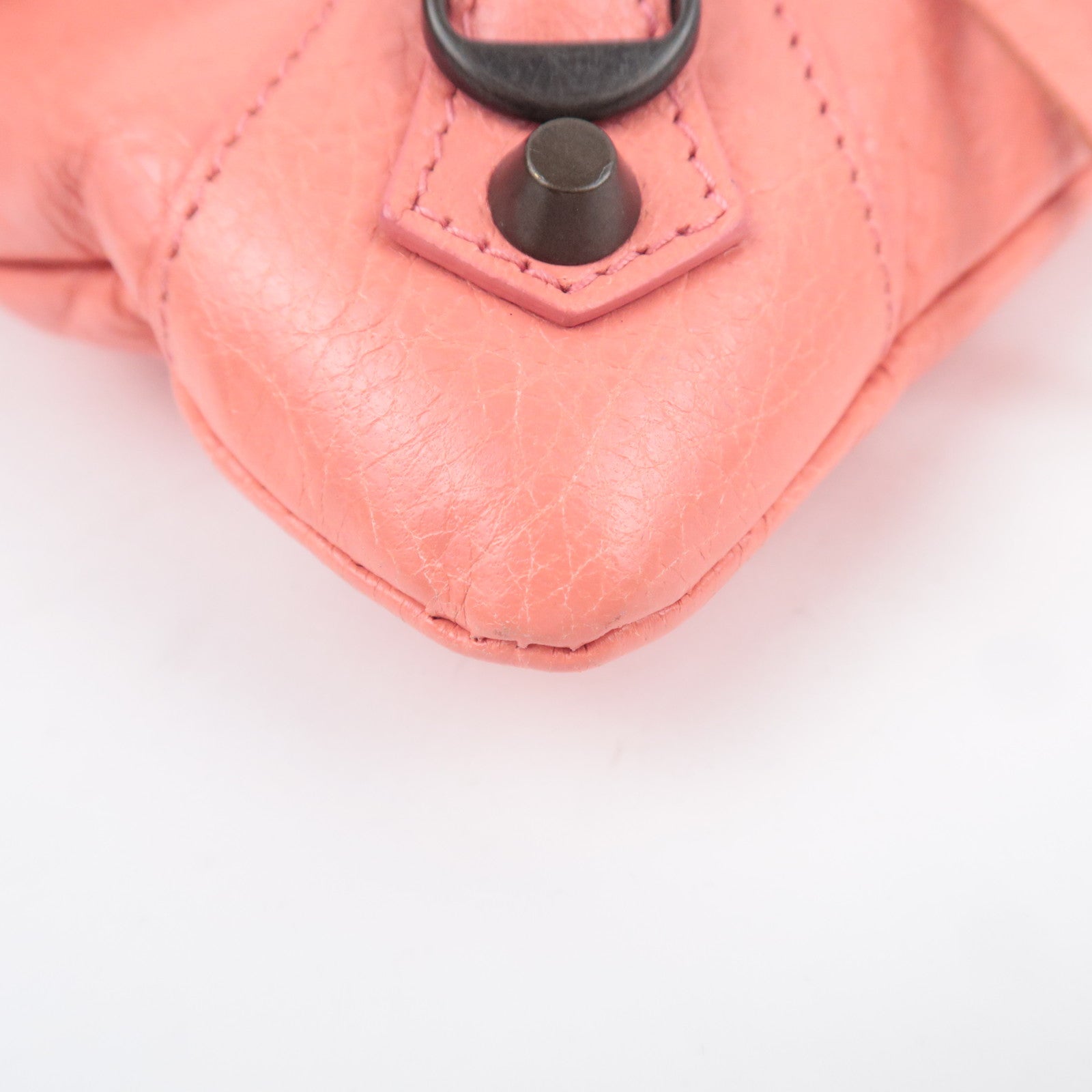 BALENCIAGA Classic Envelope 2Way Leather Shoulder Clutch Bag Pink 319376