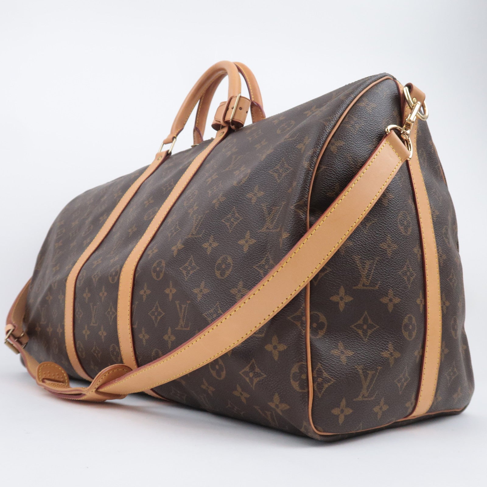 Louis Vuitton Monogram Keepall Bandouliere 55 Travel bag M41414