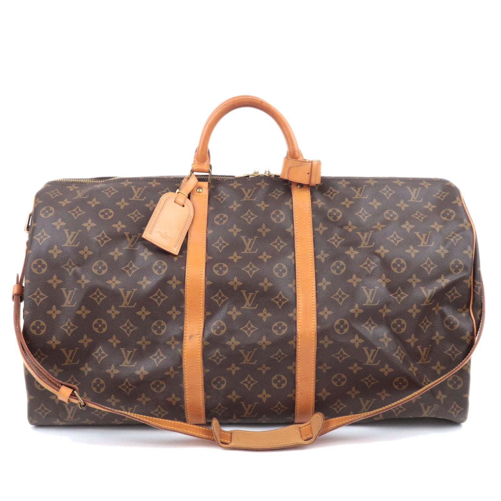 Louis Vuitton Monogram Keepall Bandouliere 60 Travel Bag M4141290410