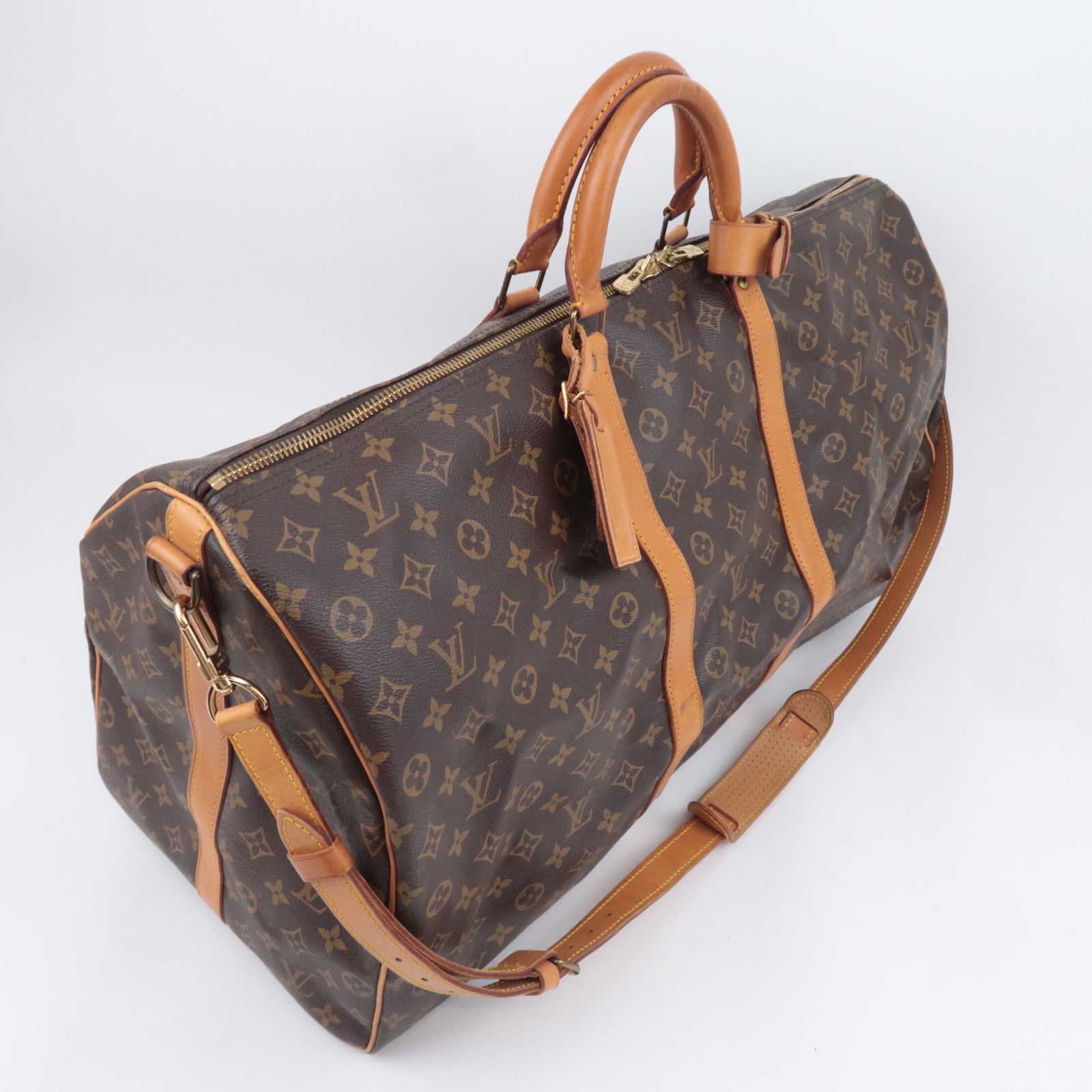 Louis Vuitton Monogram Keepall Bandouliere 60 Travel Bag M41412