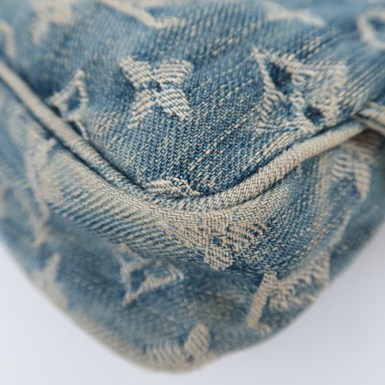 Louis Vuitton Monogram Denim Bum Bag Blue M95347