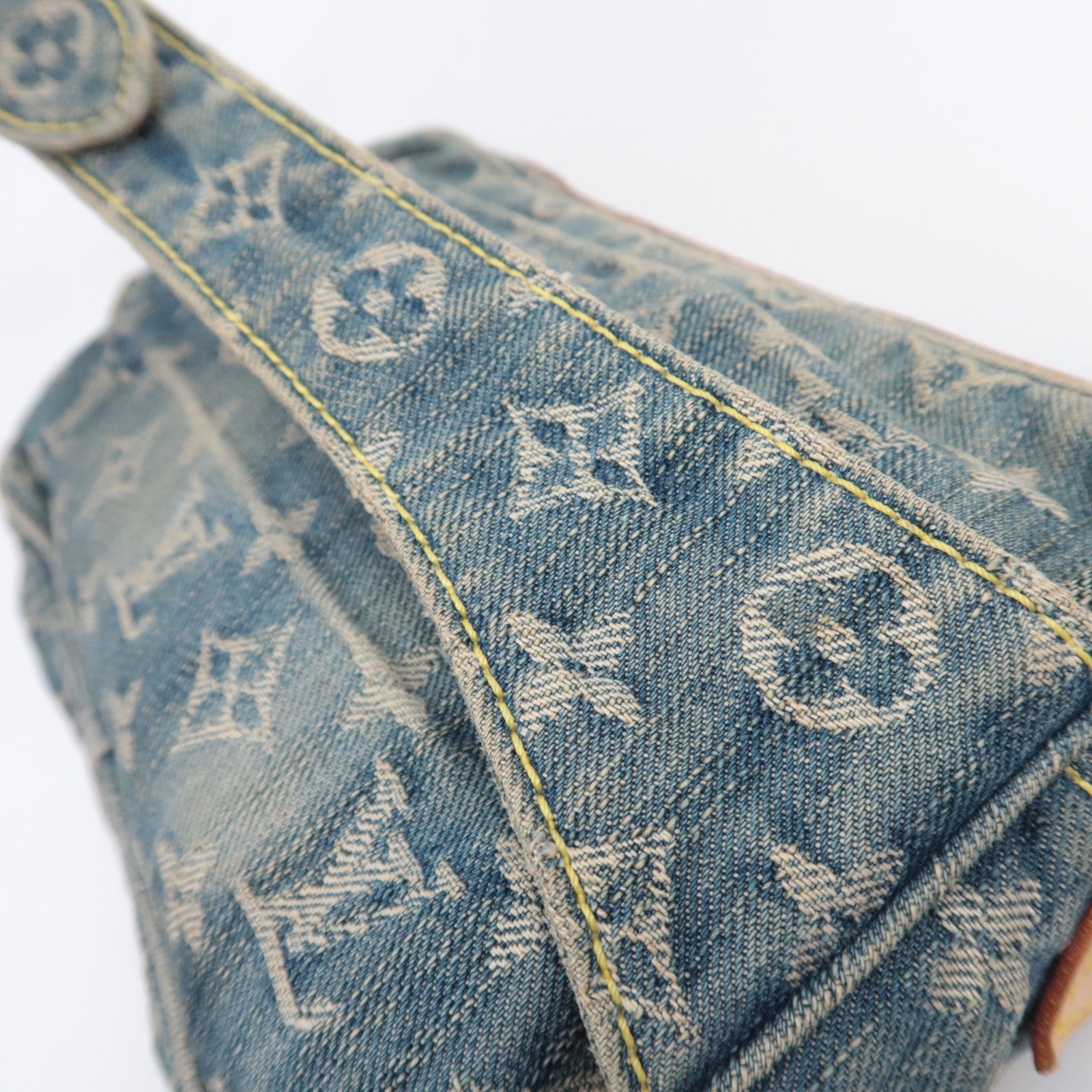 Louis Vuitton Monogram Denim Bum Bag Blue M95347
