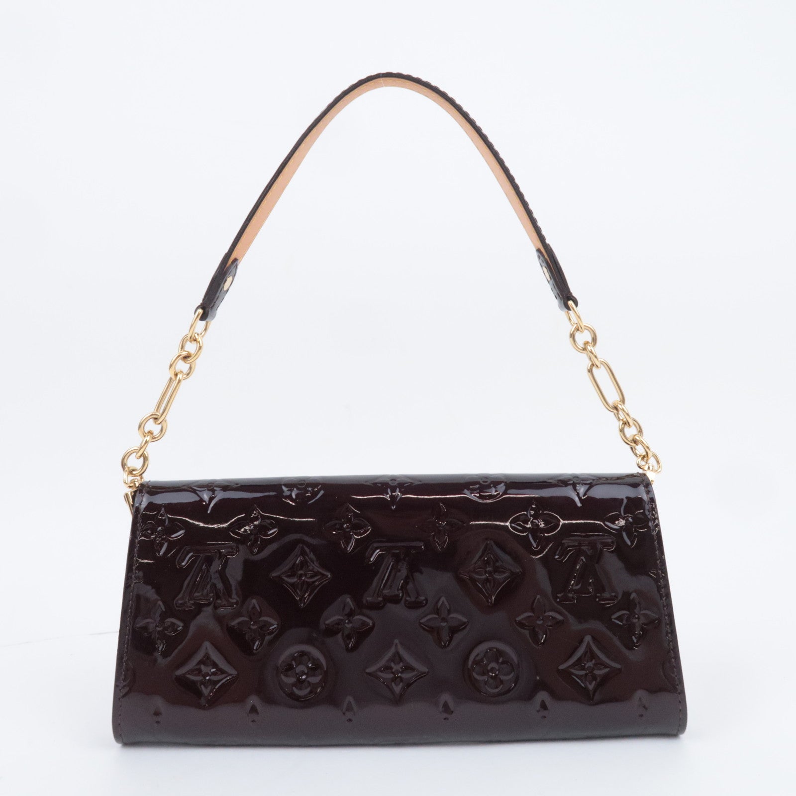 Louis Vuitton Monogram Vernis Sunset Boulevard Handbag Amarante M93542