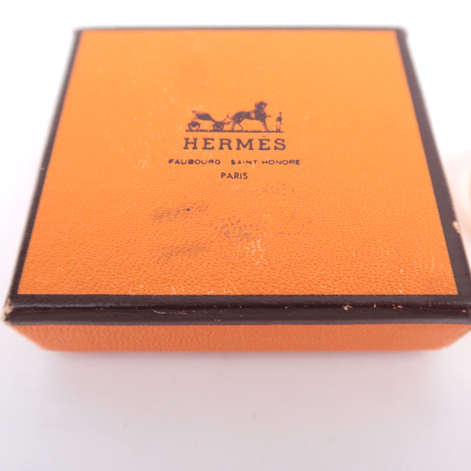 HERMES Jumbo Scarf Ring Gold Color