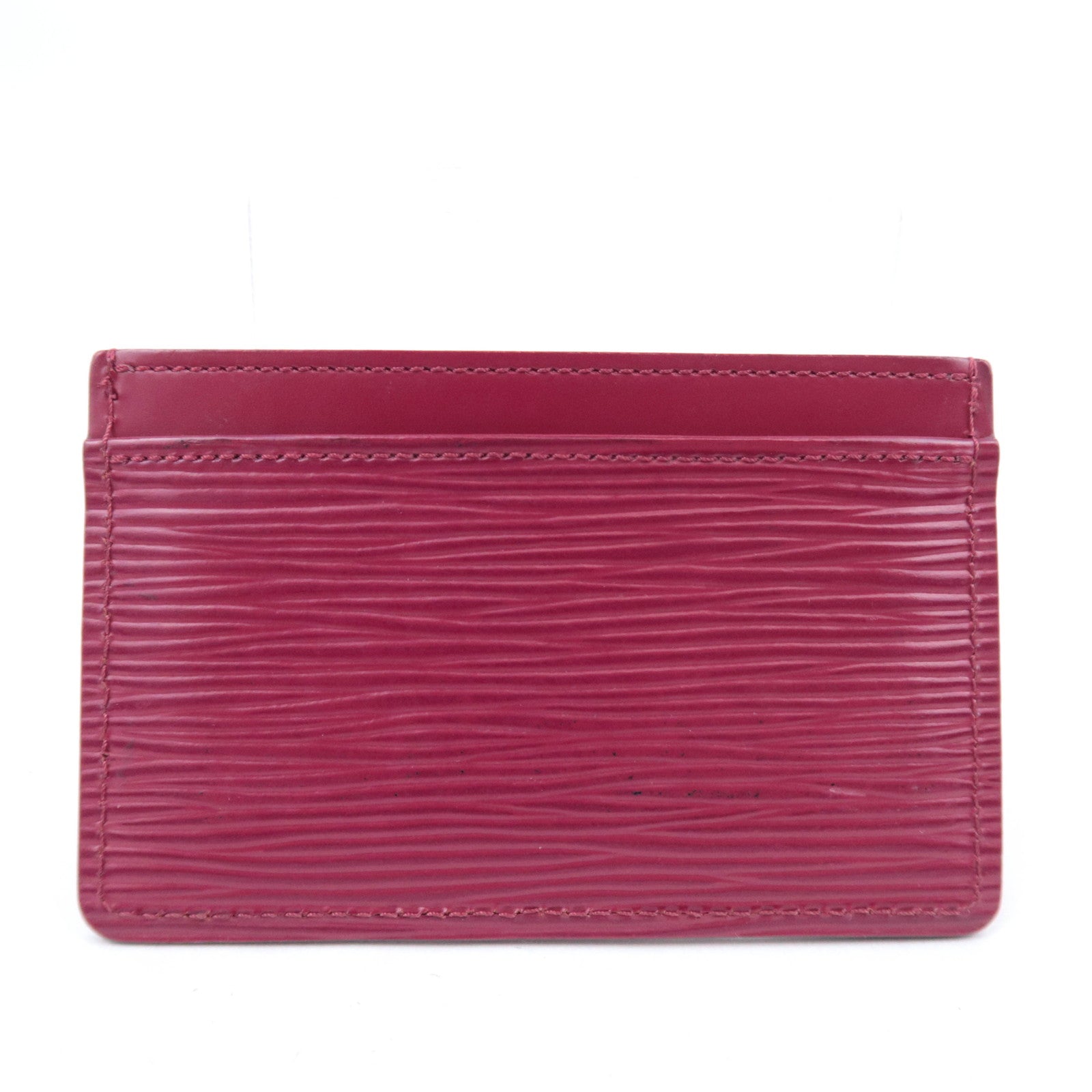 Louis Vuitton Epi Porte Cartes Simple Card Case Fuchsia M60327