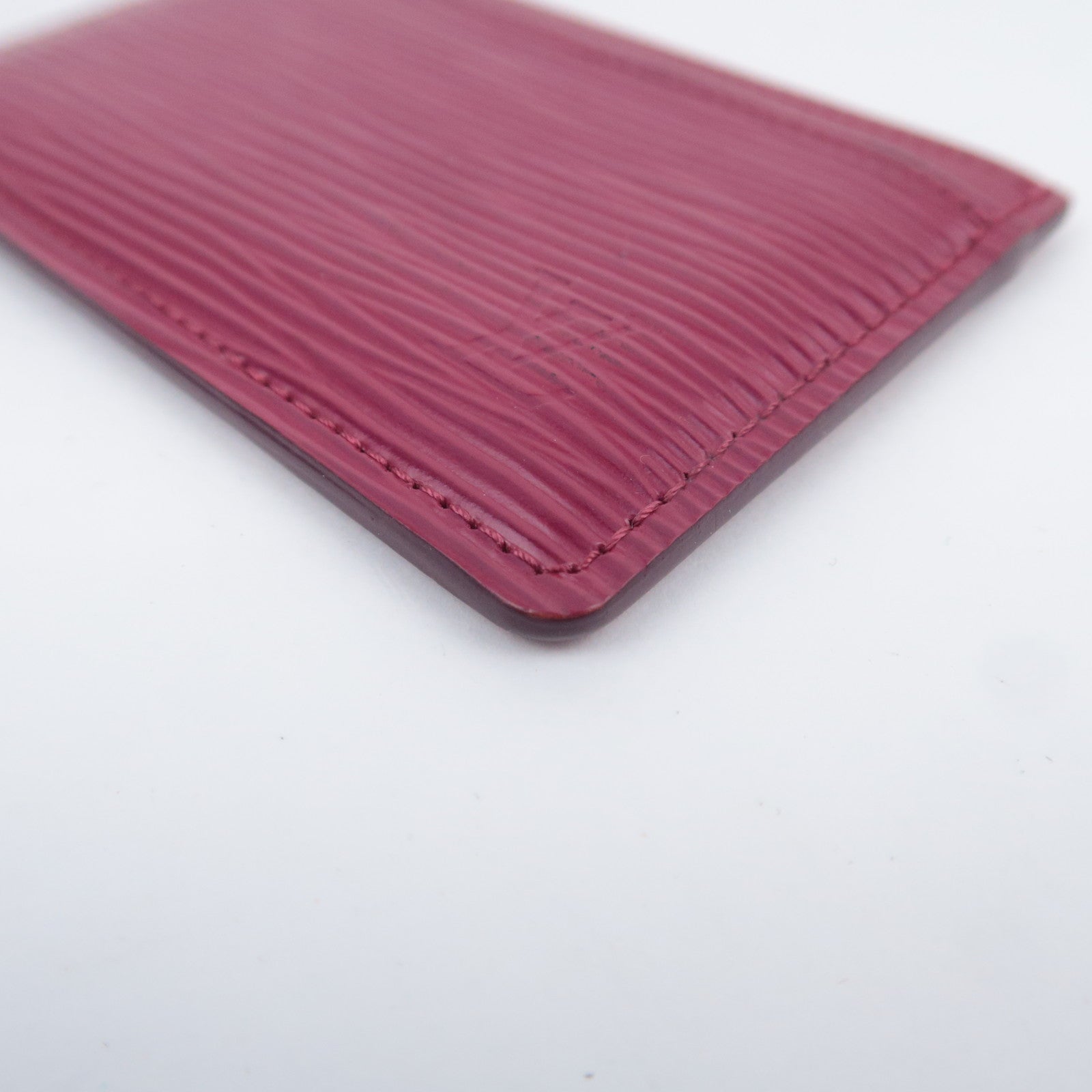 Louis Vuitton Epi Porte Cartes Simple Card Case Fuchsia M60327