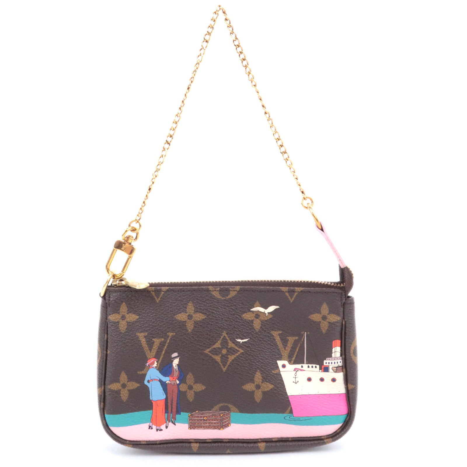 Louis Vuitton Monogram Mini Pochette Accessoires 2016 Cruise Collection Handbag M6214190446