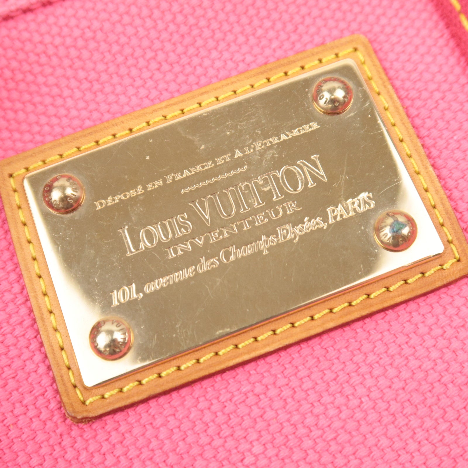 Louis Vuitton Antigua Cabas PM Tote Bag Rose M40088