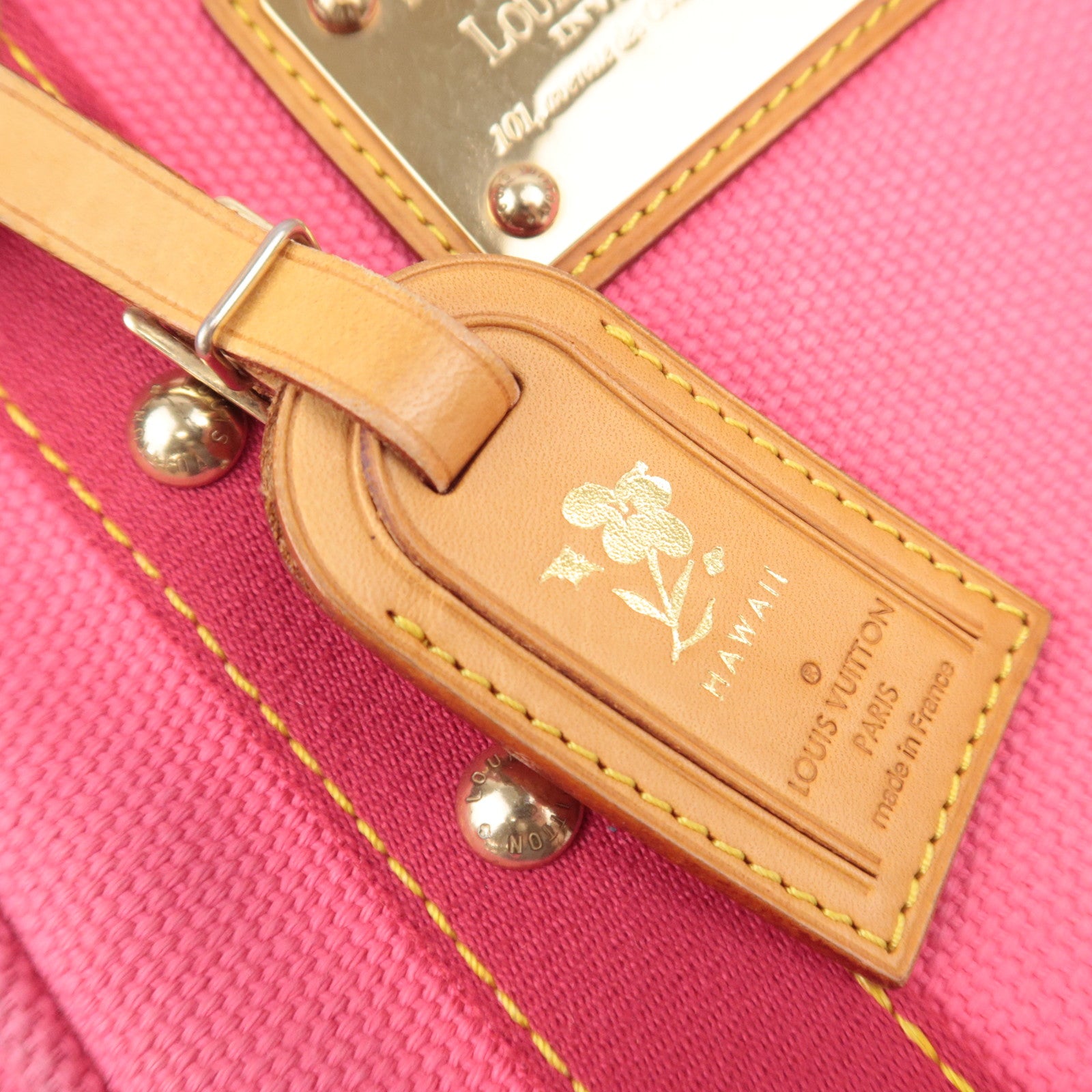 Louis Vuitton Antigua Cabas PM Tote Bag Rose M40088