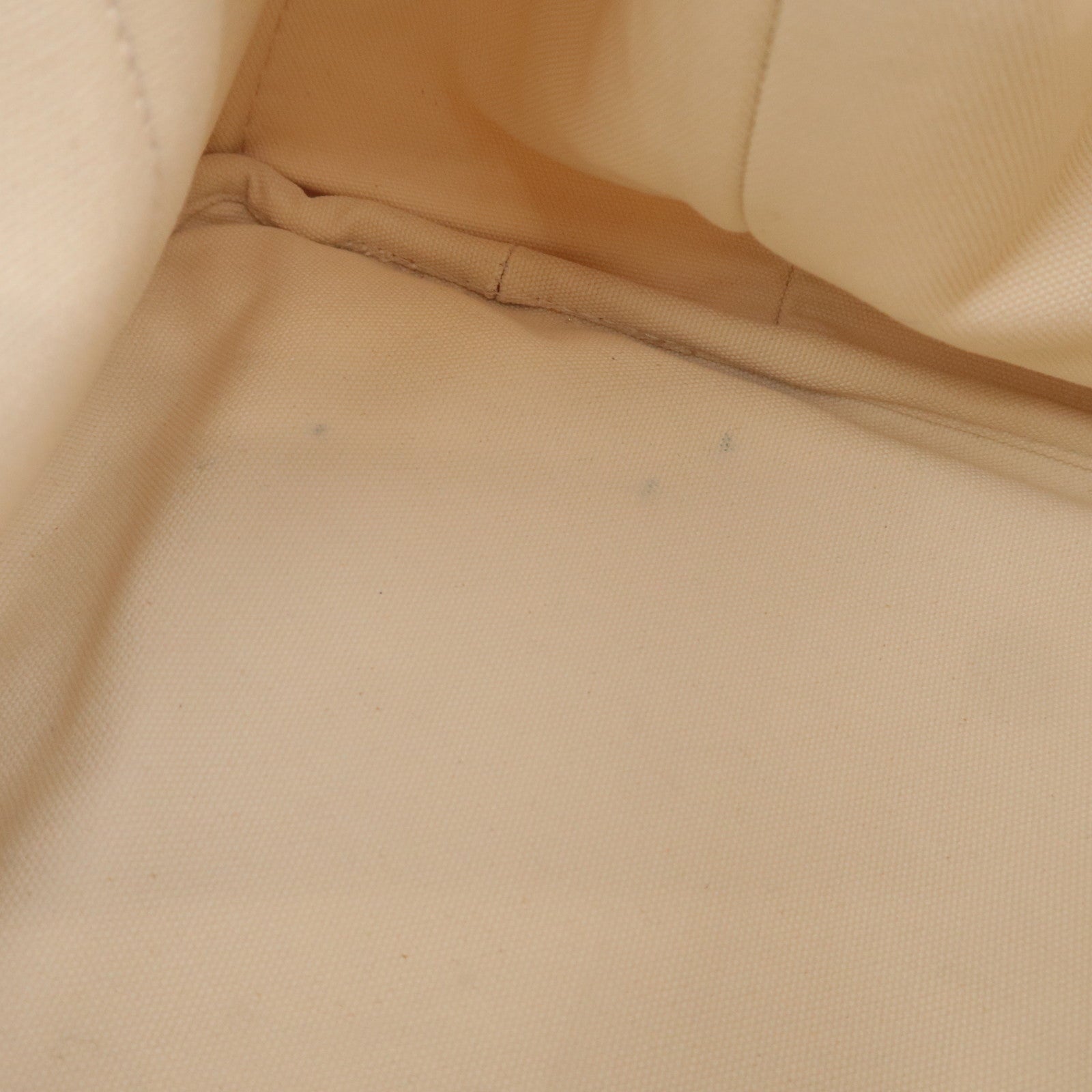 PRADA Canapa L Size Canvas Tote Bag Ivory