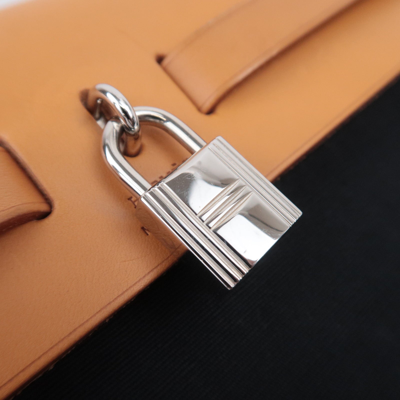HERMES Her Bag PM 2Way Canvas Shoulder Bag □G Stamp (2003) Black