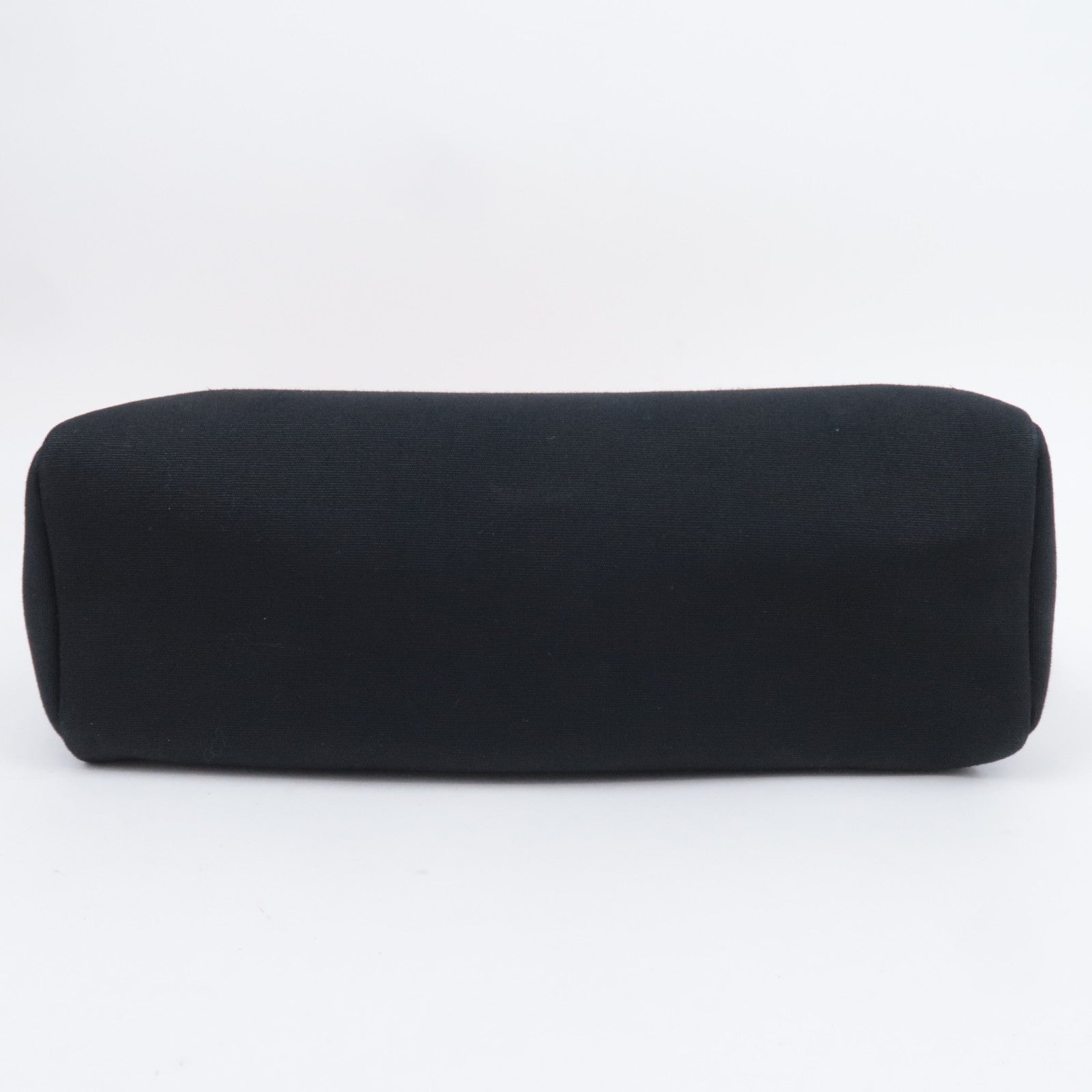 HERMES Her Bag PM 2Way Canvas Shoulder Bag □G Stamp (2003) Black