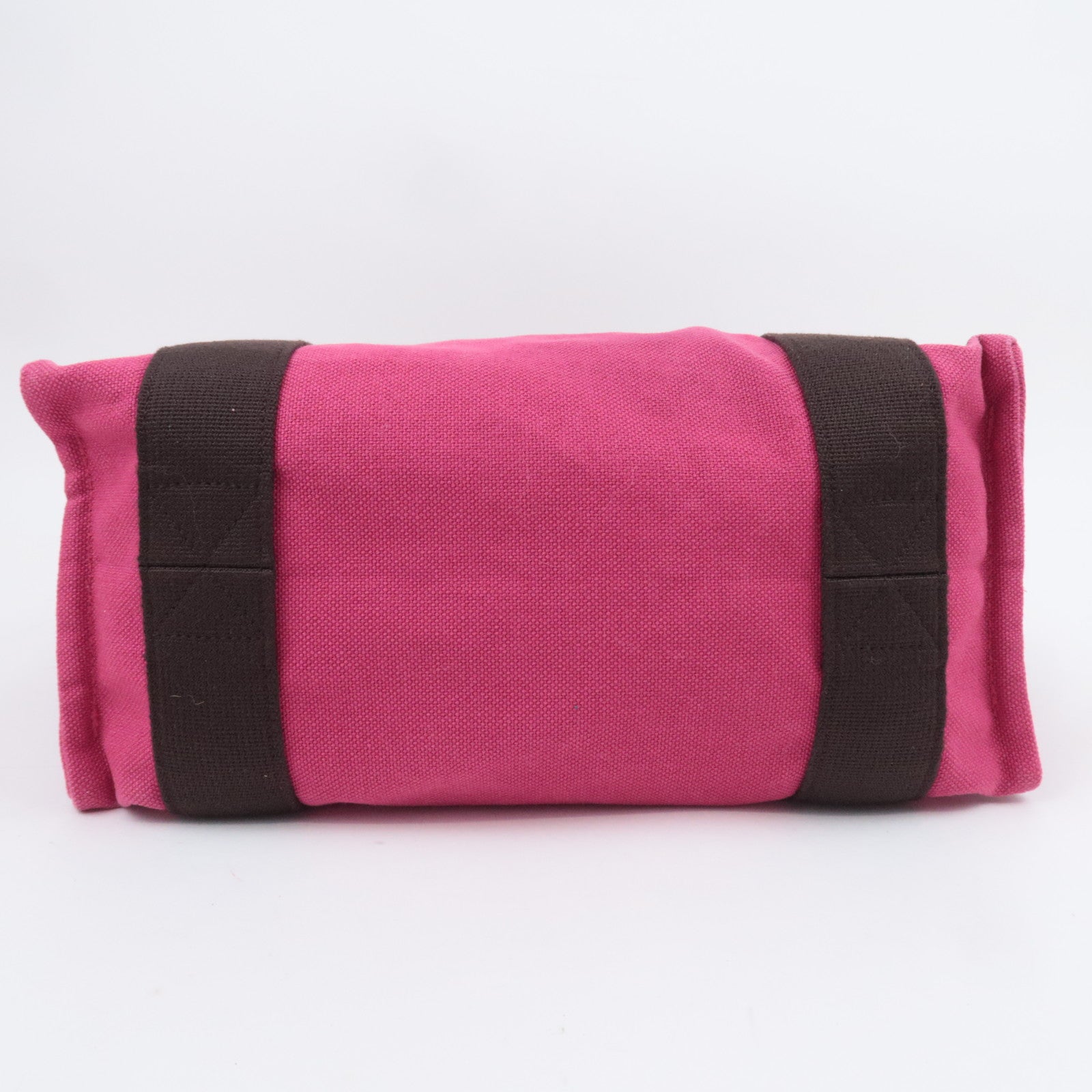 HERMES Sac De Plage Nomade PM Canvas Tote Bag Pink
