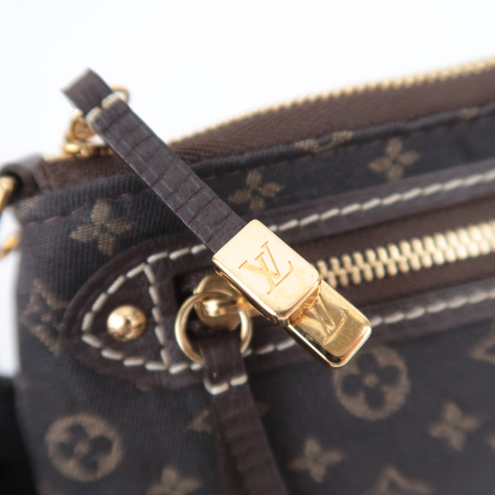 Louis Vuitton Monogram Mini Lin Mini Pochette Accessoires Mini Bag Ebene M95668