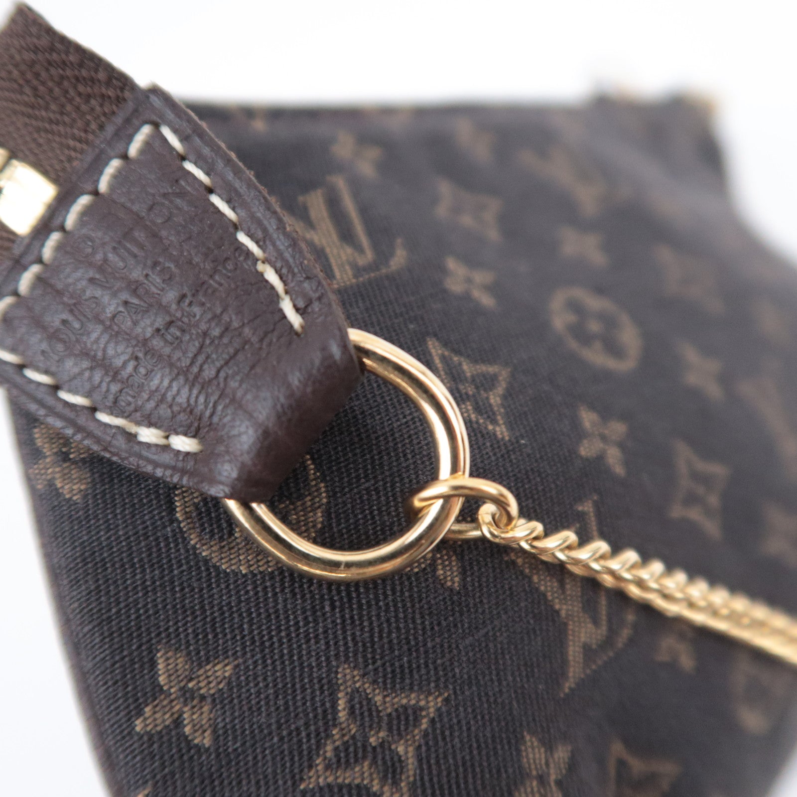 Louis Vuitton Monogram Mini Lin Mini Pochette Accessoires Mini Bag Ebene M95668