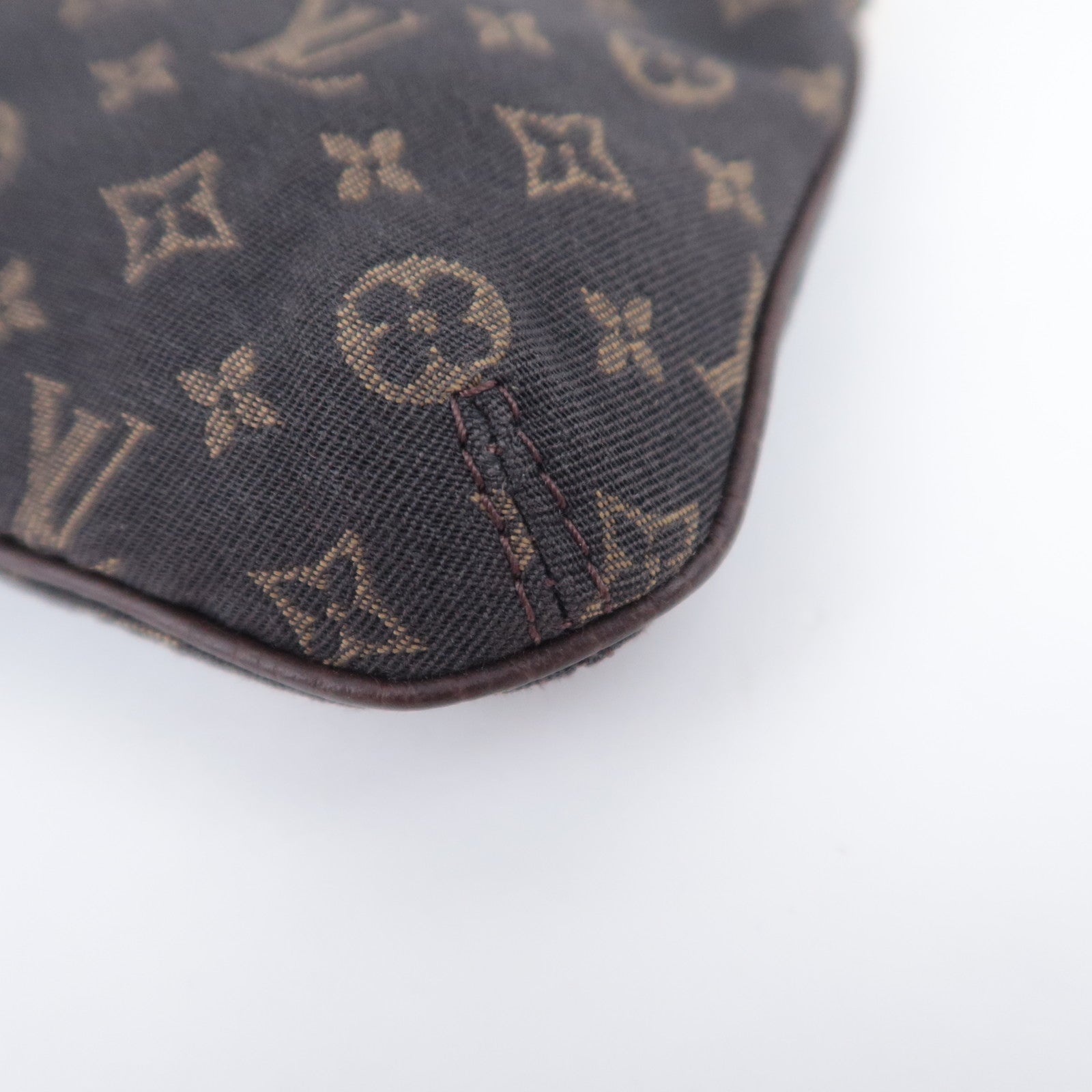 Louis Vuitton Monogram Mini Lin Mini Pochette Accessoires Mini Bag Ebene M95668