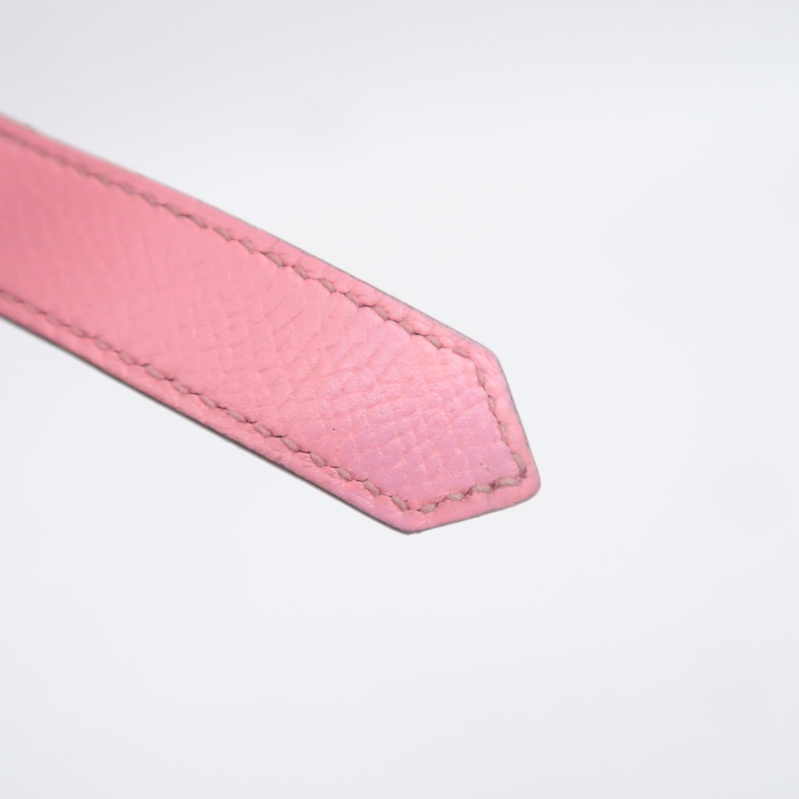 HERMES Bearn Soufflet Long Wallet □R Stamp (2014) Veau Epsom Pink Silver HDW