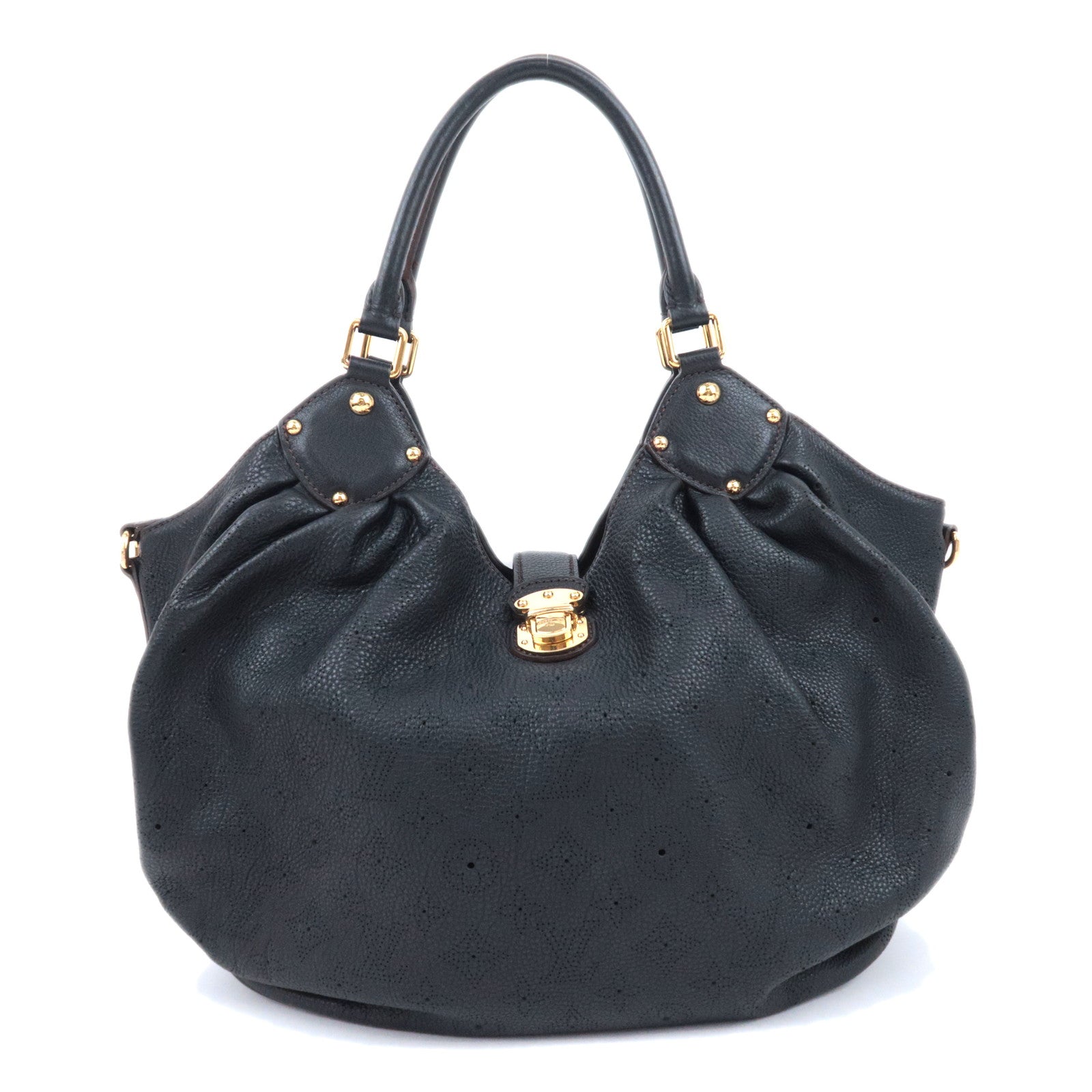 Louis Vuitton Monogram Mahina L Shoulder Bag Noir M9576590546