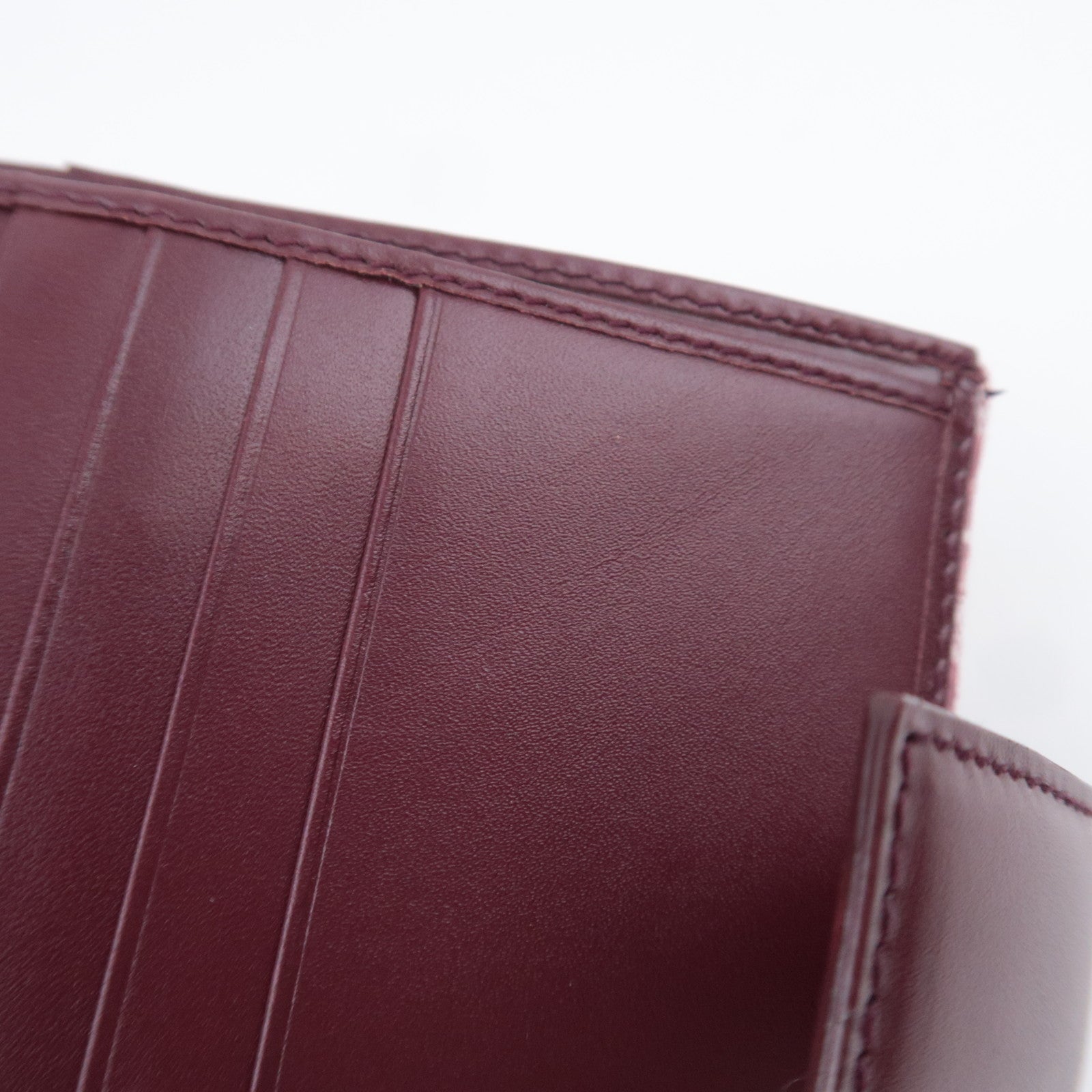 Christian Dior Trotter Canvas Leather Wallet Red