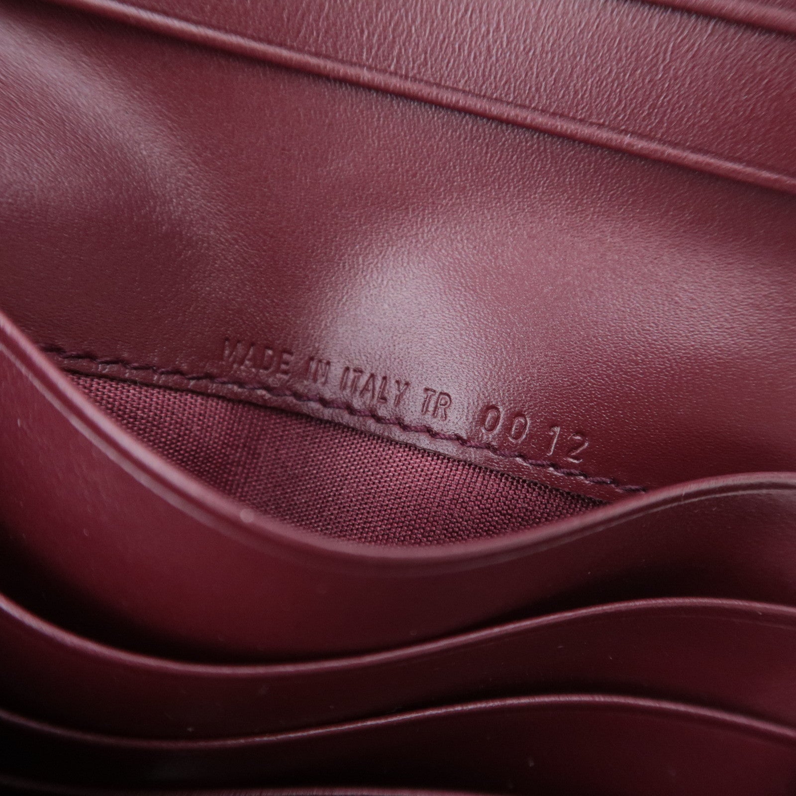 Christian Dior Trotter Canvas Leather Wallet Red