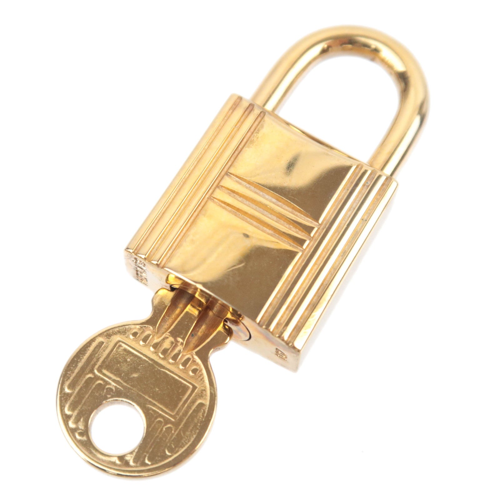 HERMES Key Lock No.107 Gold Color90579
