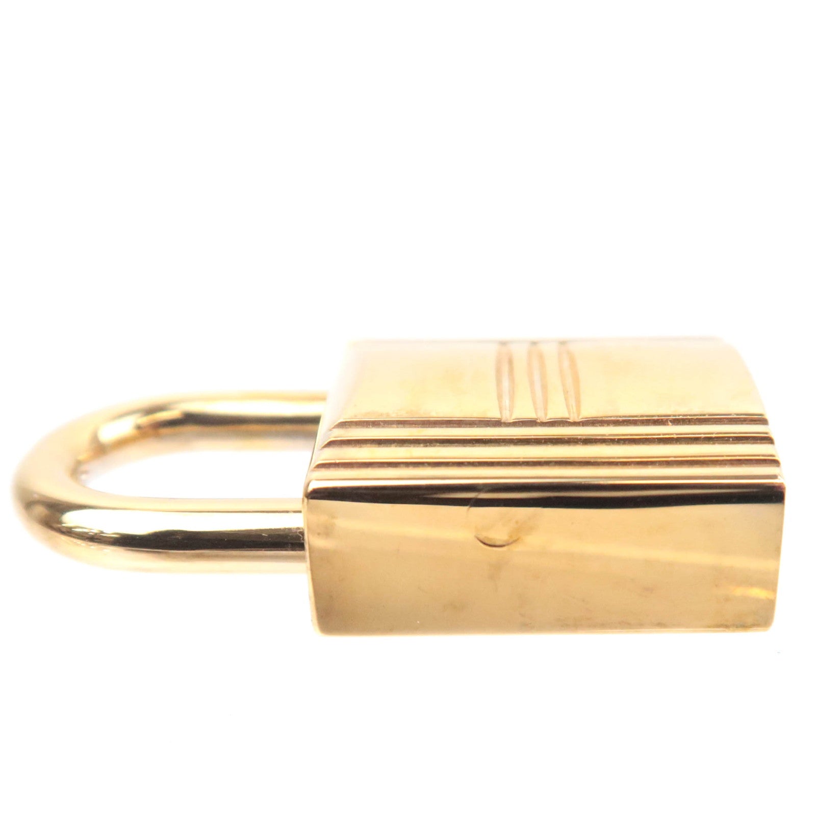 HERMES Key Lock No.107 Gold Color