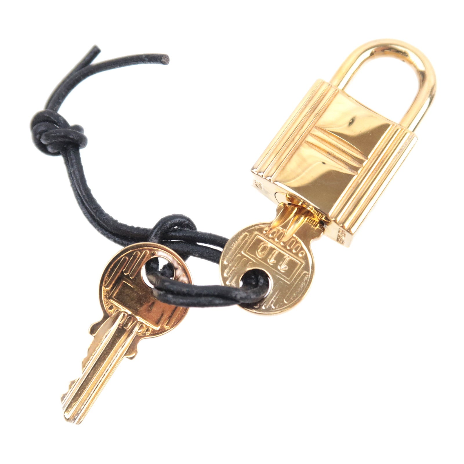 HERMES Key Lock No.110 Gold Color90580