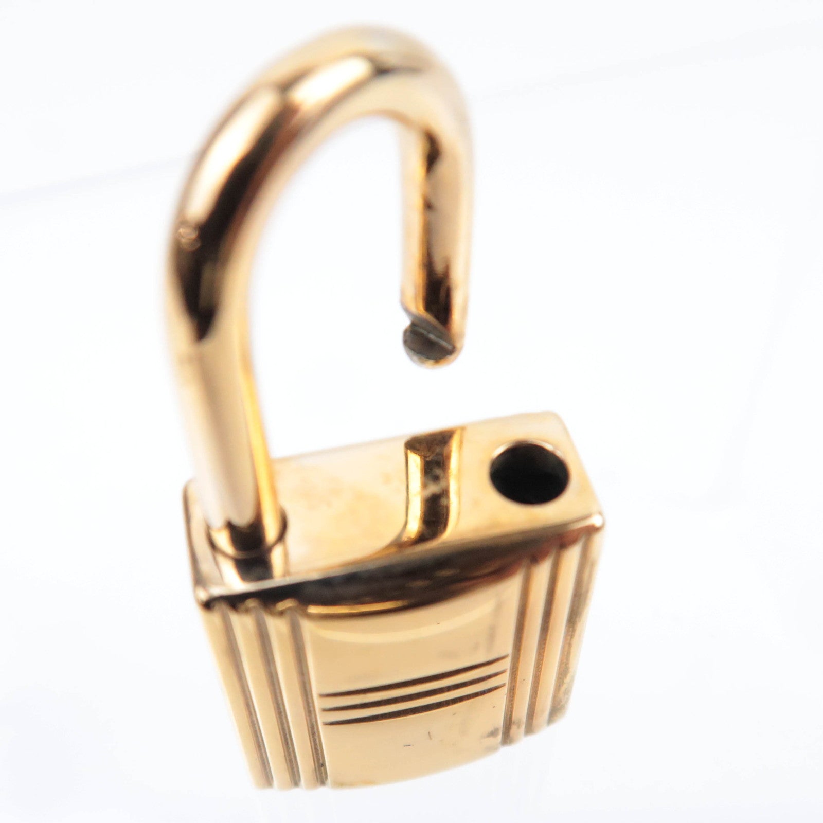 HERMES Key Lock No.110 Gold Color