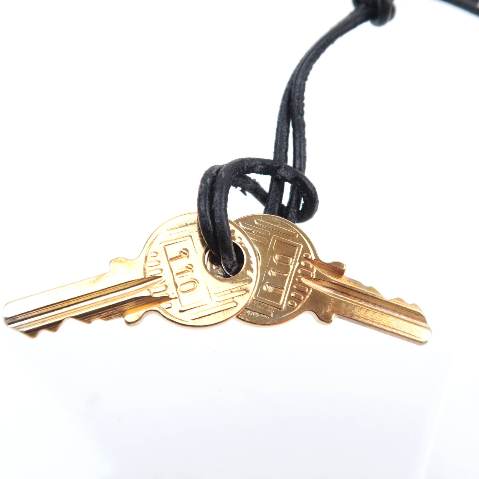HERMES Key Lock No.110 Gold Color