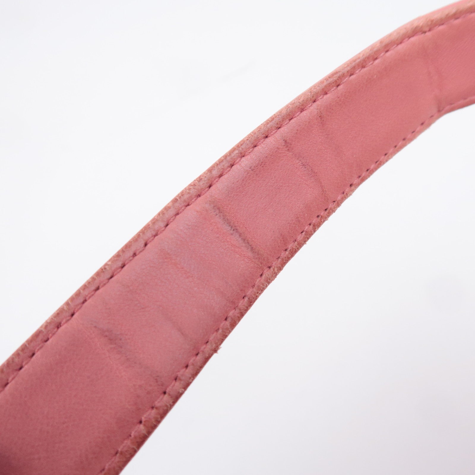 BOTTEGA VENETA Campana Medium Intrecciato Leather Shoulder Bag Pink 125787
