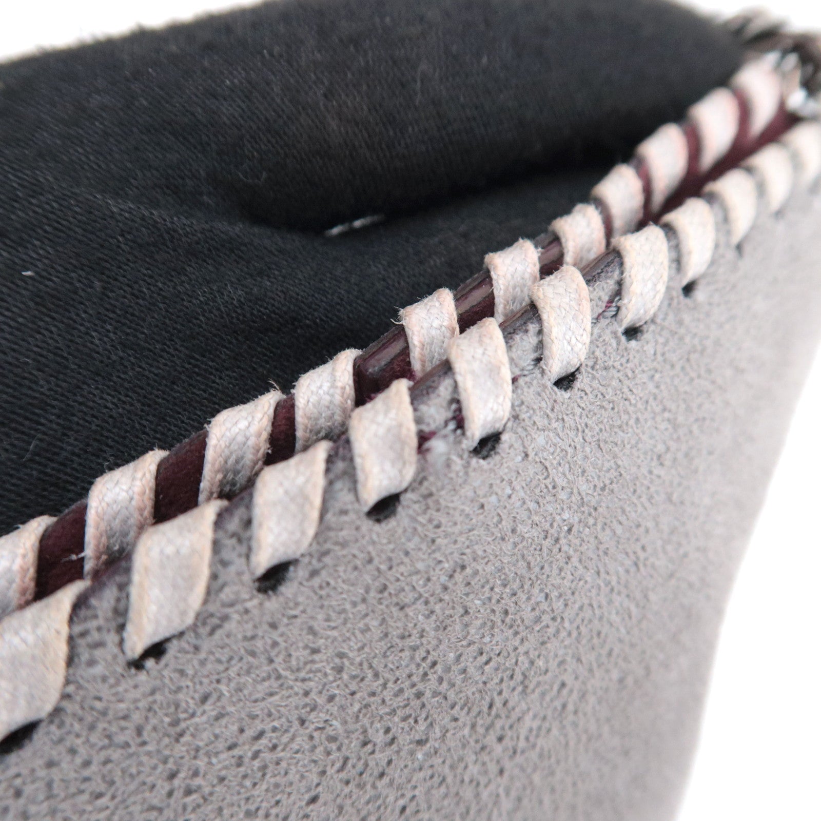 Stella McCartney Falabella 2Way Chain Shoulder Bag Vegan Leather Gray